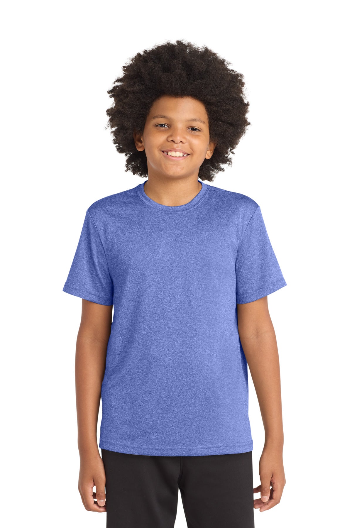Custom Embroidery or DTF Print - Sport-Tek ® Youth Heather Contender™ Tee. YST360