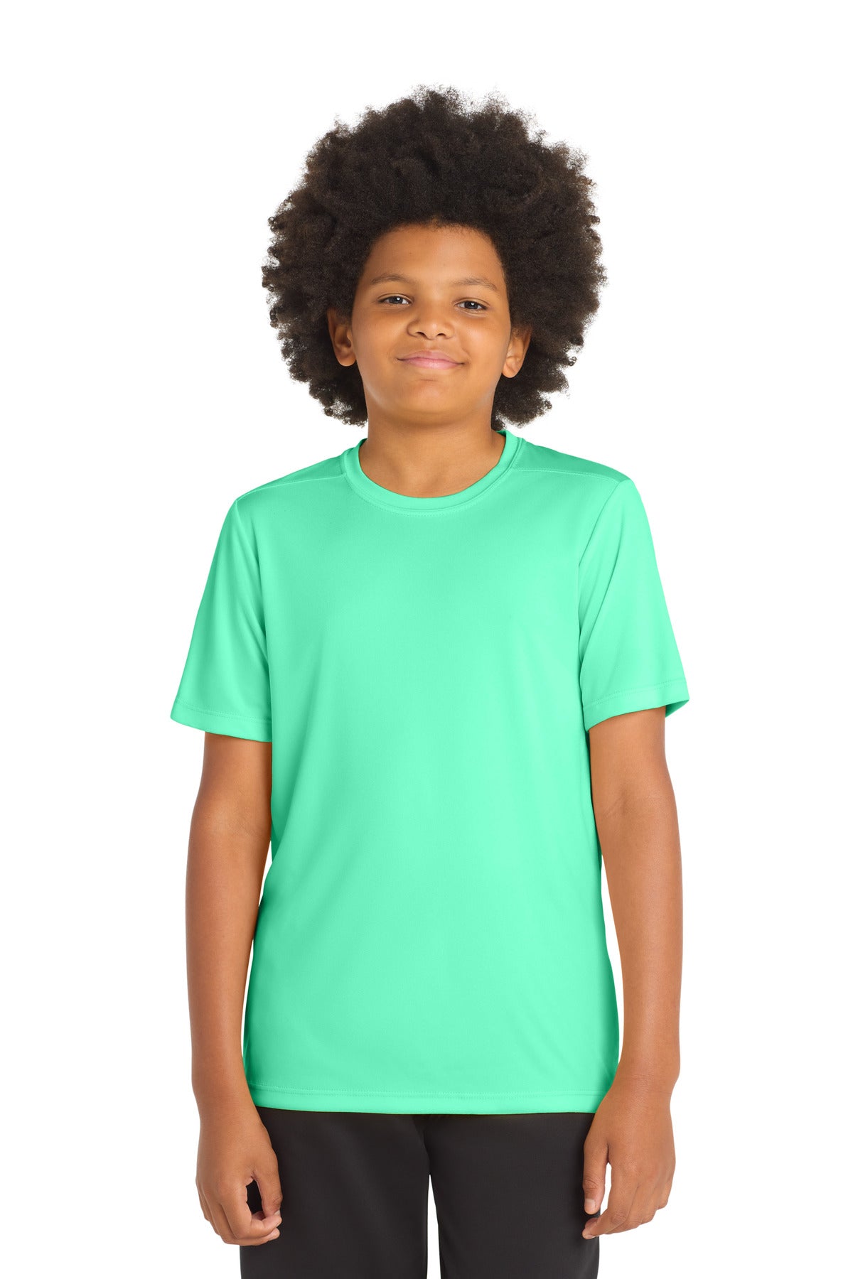 Custom Embroidery or DTF Print - Sport-Tek ® Youth Posi-UV ® Pro Tee. YST420