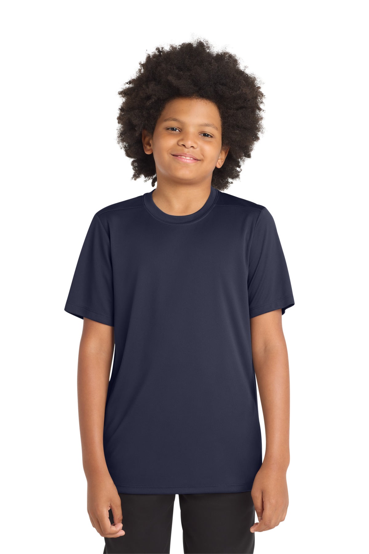 Custom Embroidery or DTF Print - Sport-Tek ® Youth Posi-UV ® Pro Tee. YST420