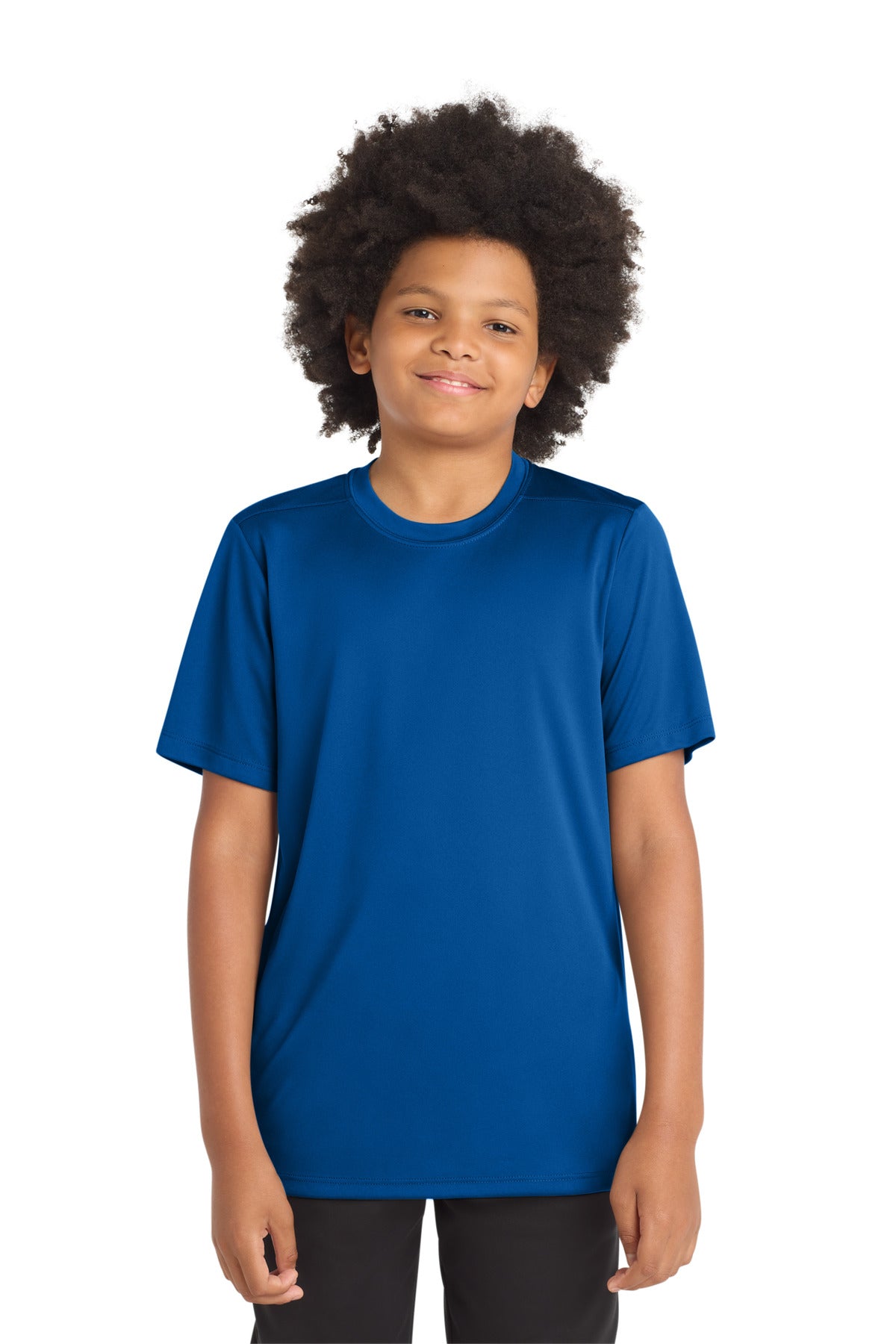Custom Embroidery or DTF Print - Sport-Tek ® Youth Posi-UV ® Pro Tee. YST420