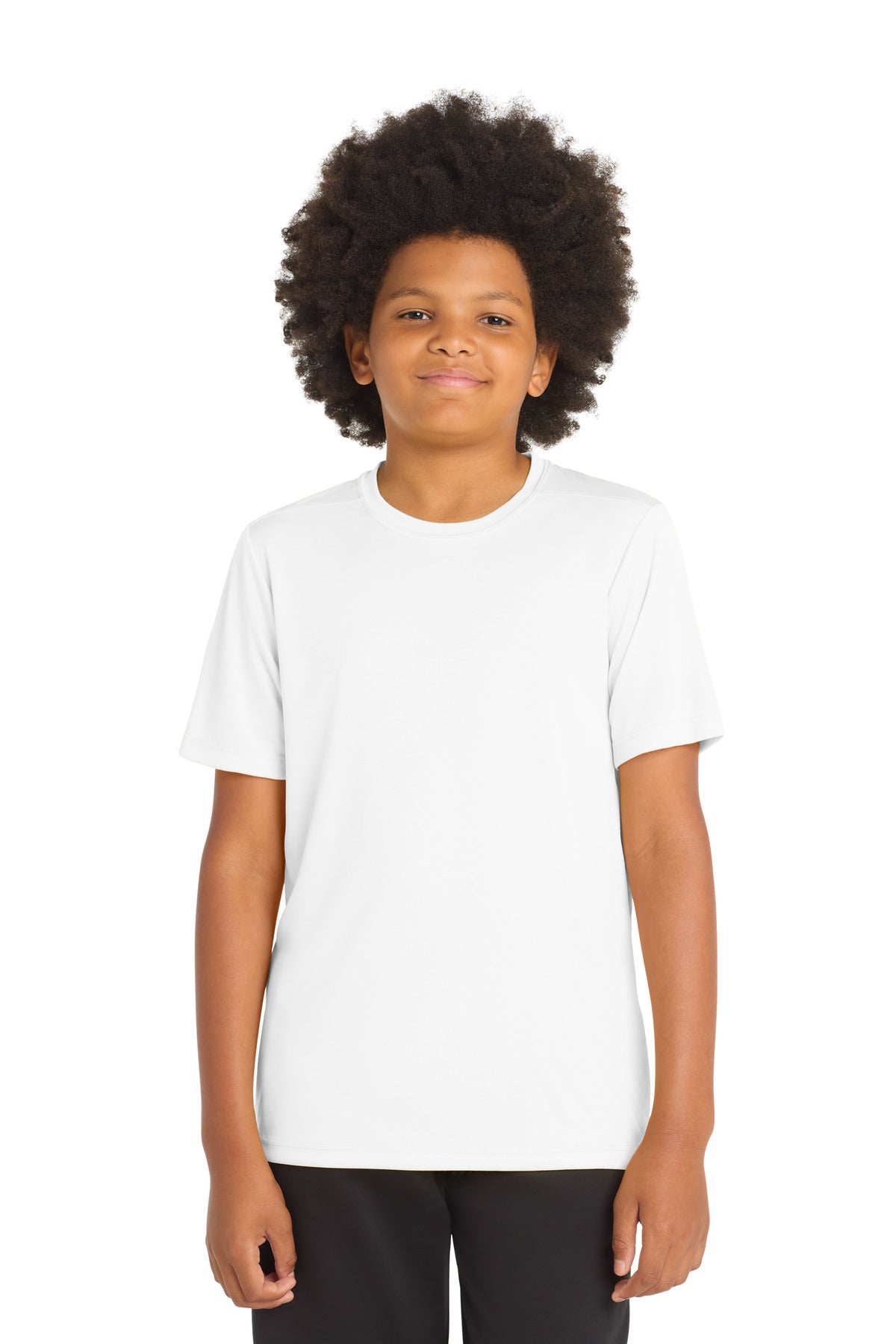 Custom Embroidery or DTF Print - Sport-Tek ® Youth Posi-UV ® Pro Tee. YST420