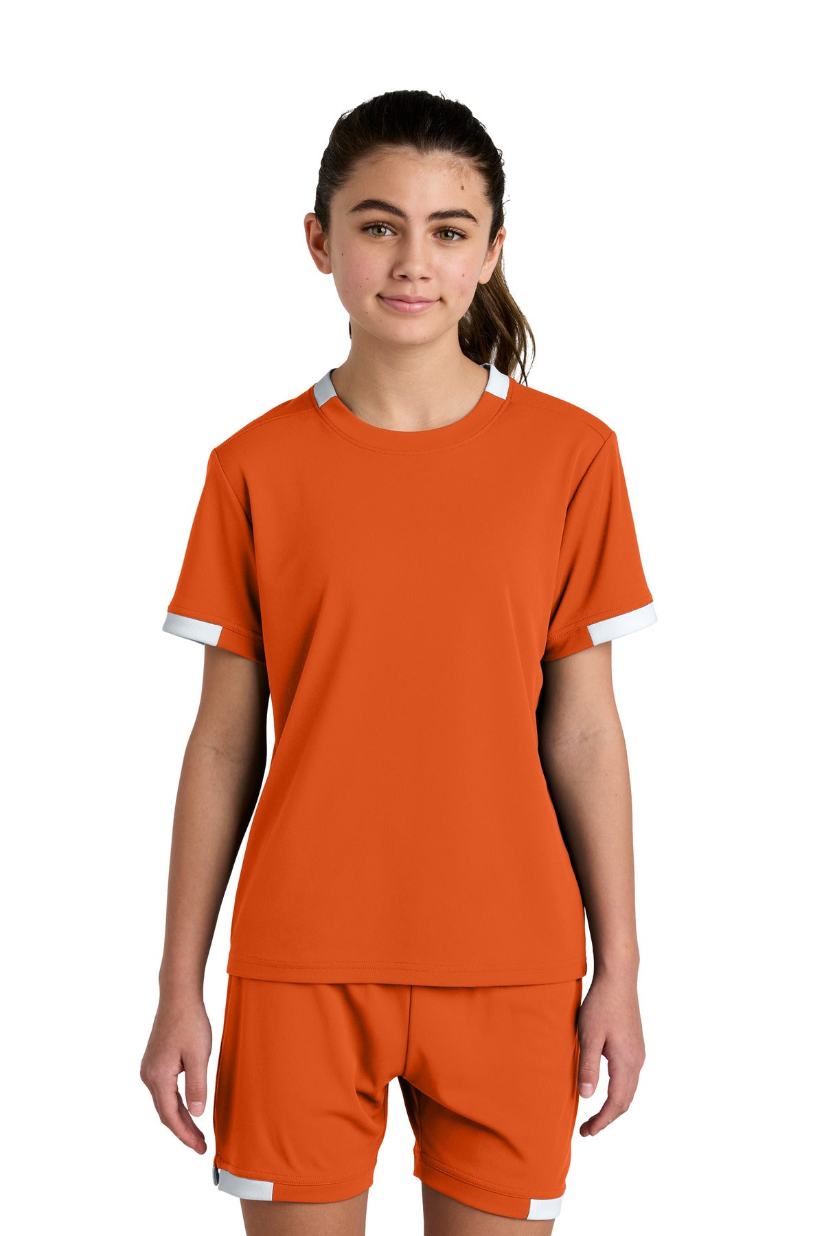 Custom Embroidery or DTF Print - Sport-Tek ® Youth Club Short Sleeve Crew YST440