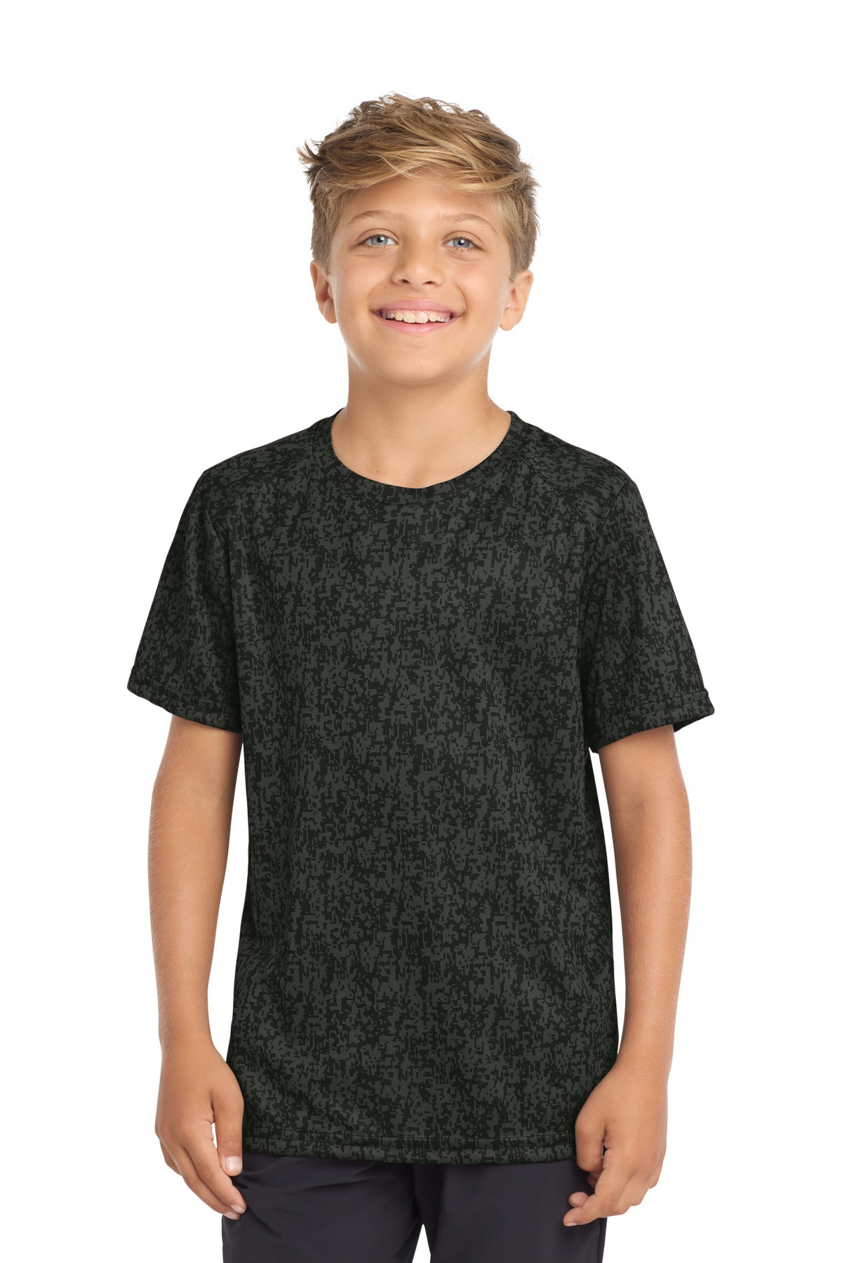 Custom Embroidery or DTF Print - Sport-Tek ® Youth Digi Camo Tee. YST460