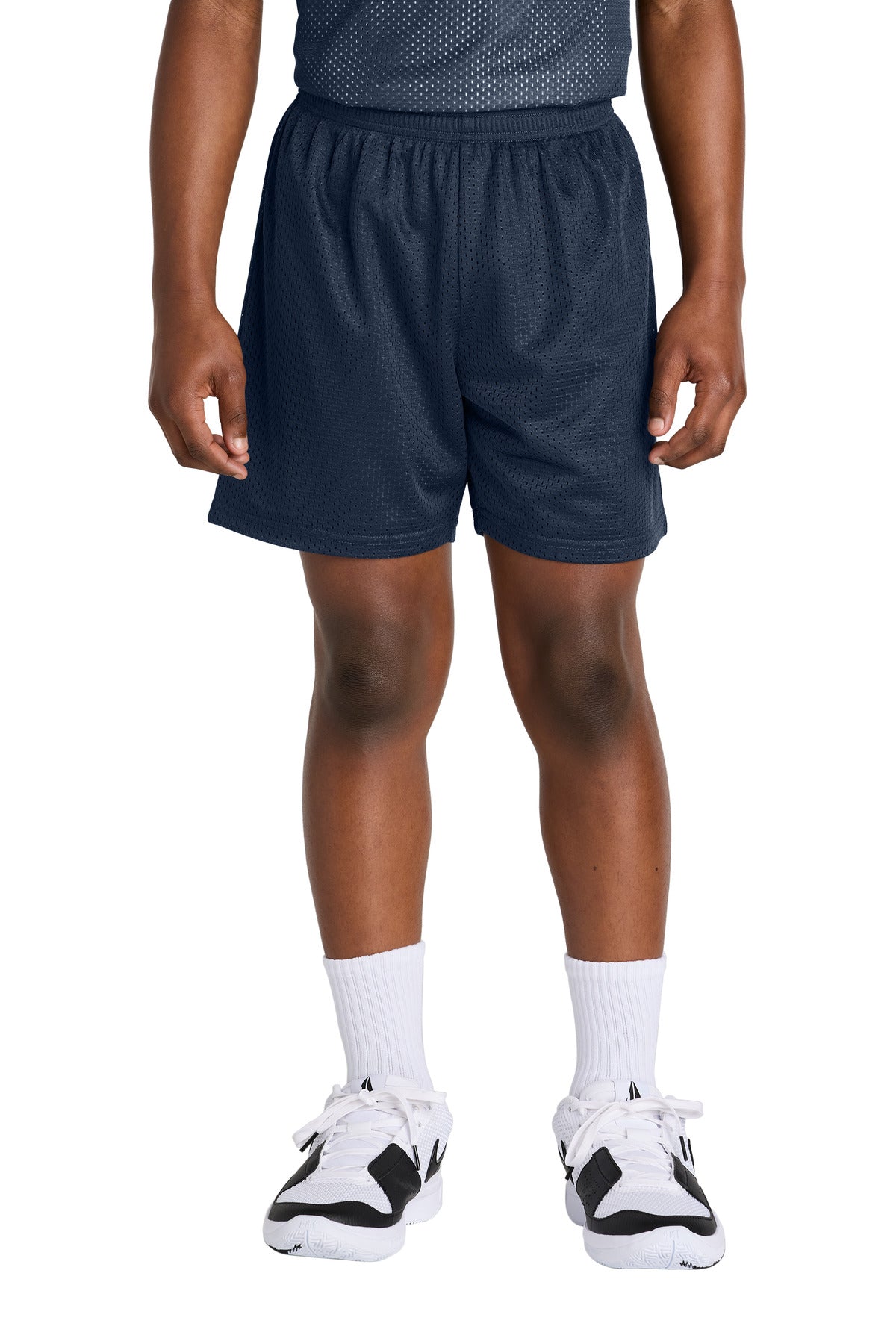 Custom Embroidery or DTF Print - Sport-Tek ® Youth PosiCharge ® Mesh 5' Short YST5100
