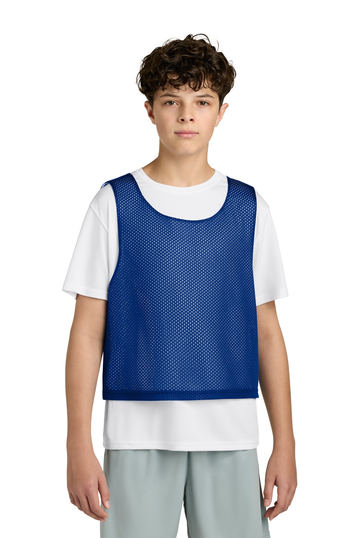 Custom Embroidery or DTF Print - Sport-Tek ® Youth Lacrosse Reversible Pinnie YST512