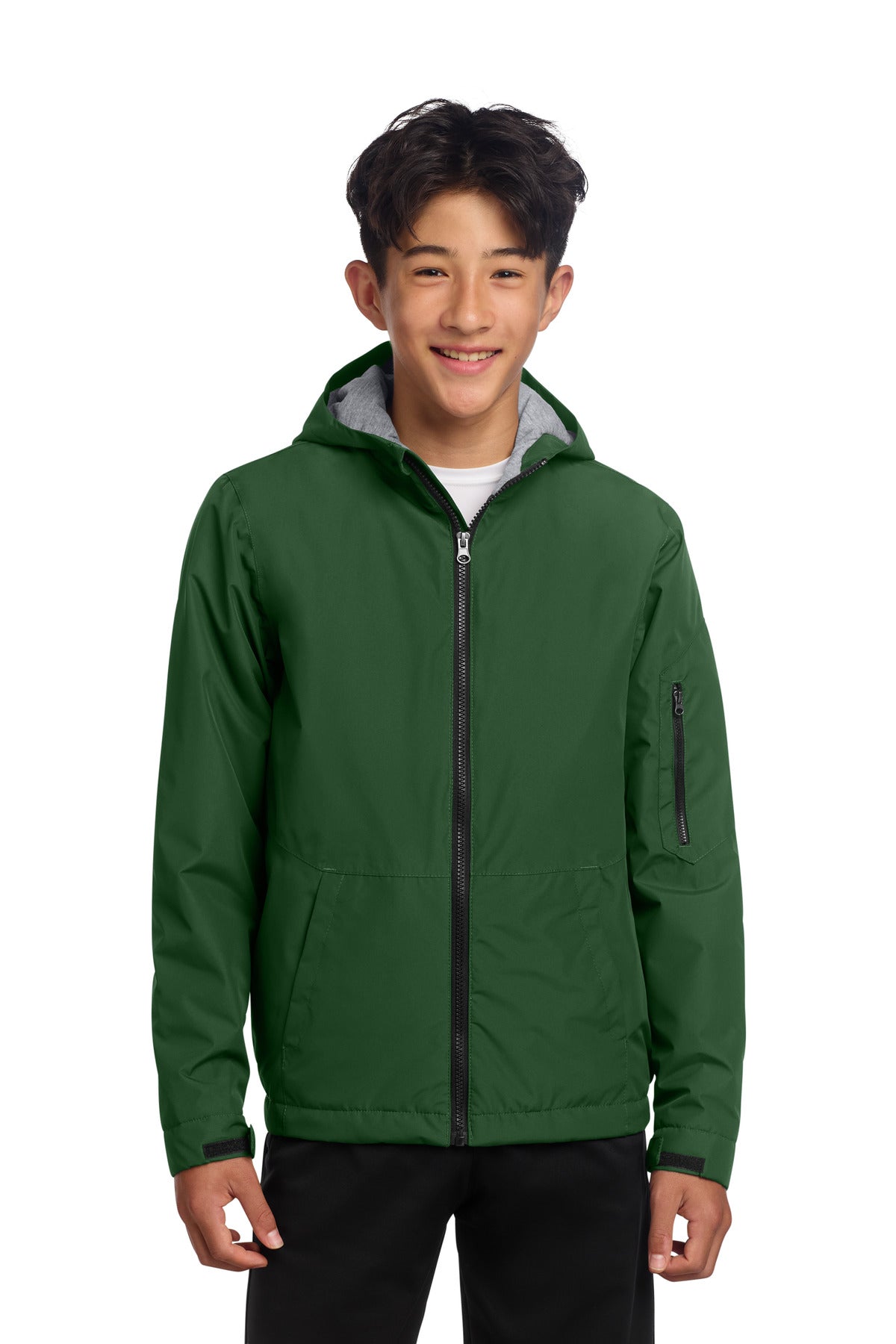 Custom Embroidery or DTF Print - Sport-Tek ® Youth Waterproof Insulated Jacket YST56