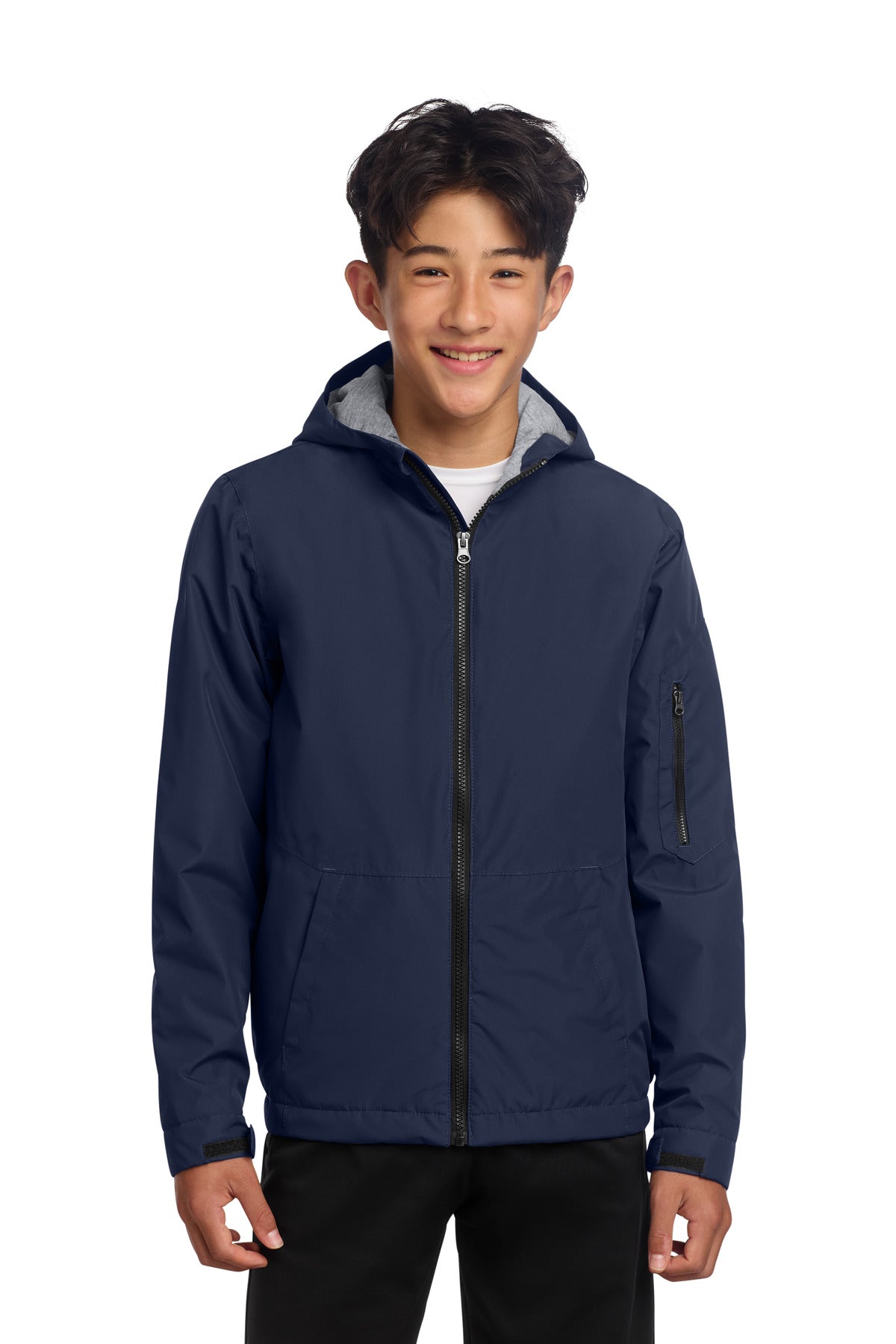 Custom Embroidery or DTF Print - Sport-Tek ® Youth Waterproof Insulated Jacket YST56