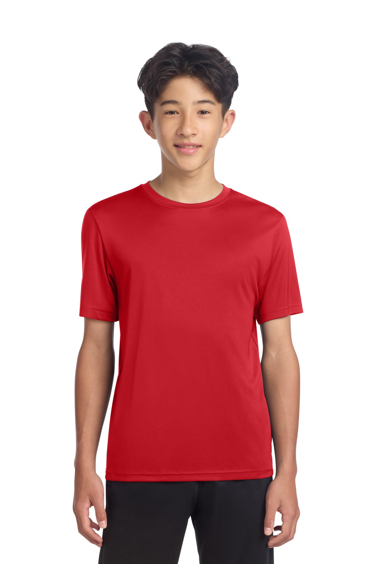 Custom Embroidery or DTF Print - Sport-Tek ® Youth PosiCharge ® Re-Compete Tee YST720