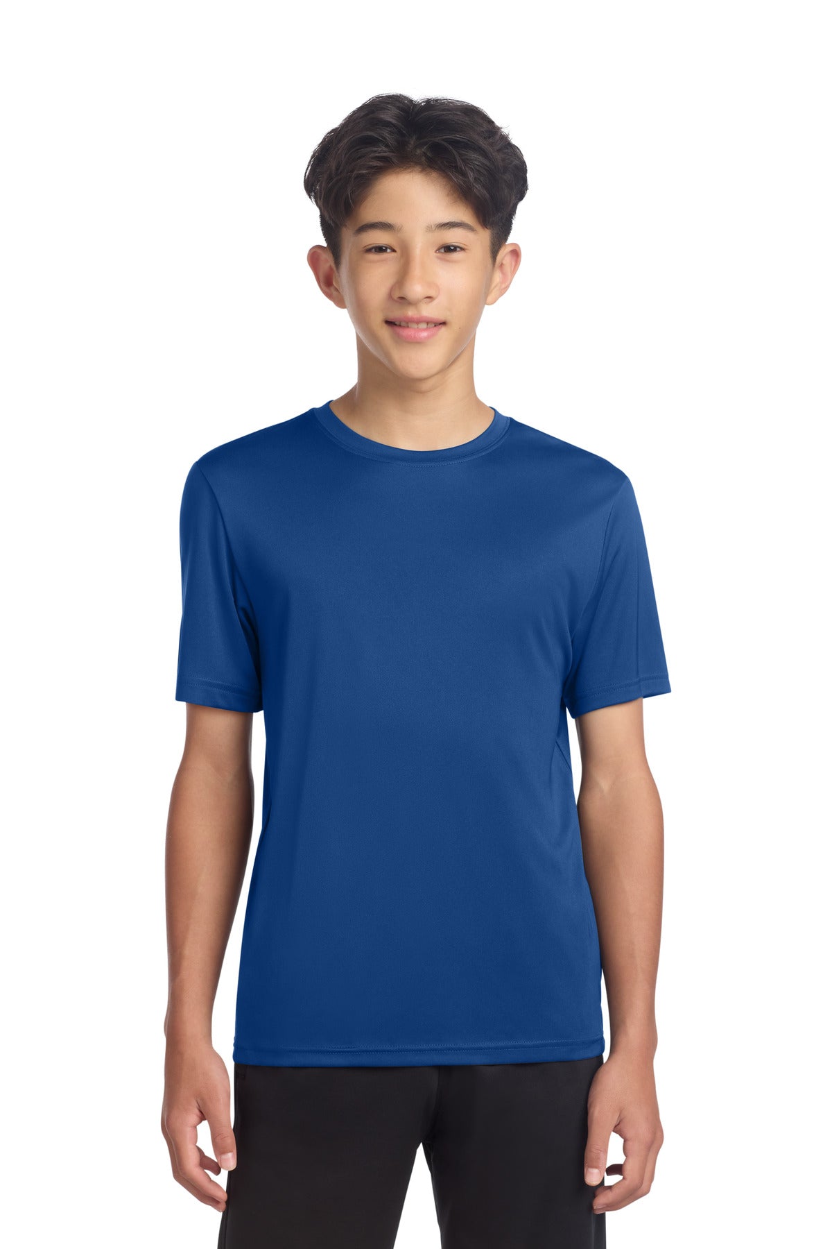 Custom Embroidery or DTF Print - Sport-Tek ® Youth PosiCharge ® Re-Compete Tee YST720