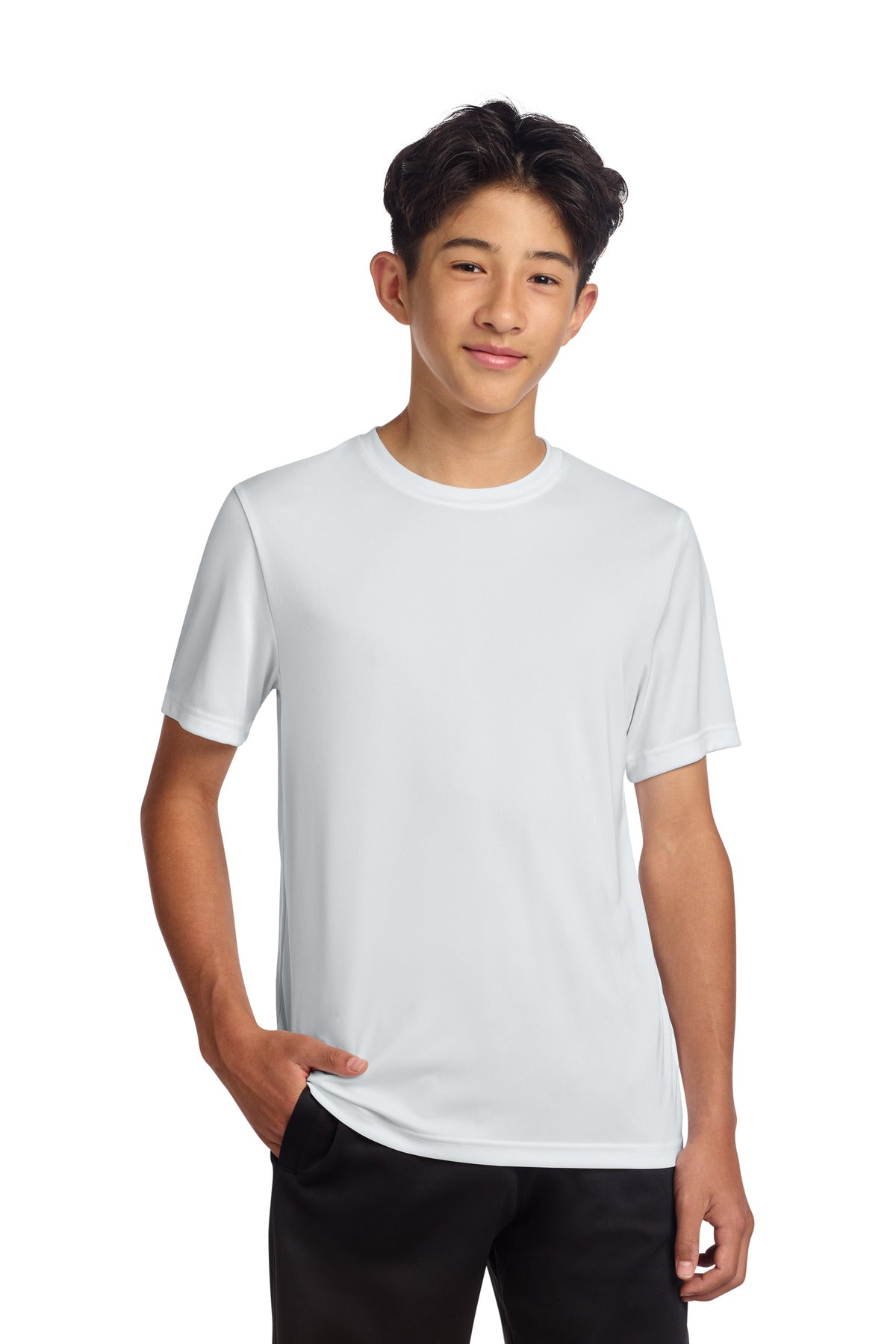 Custom Embroidery or DTF Print - Sport-Tek ® Youth PosiCharge ® Re-Compete Tee YST720