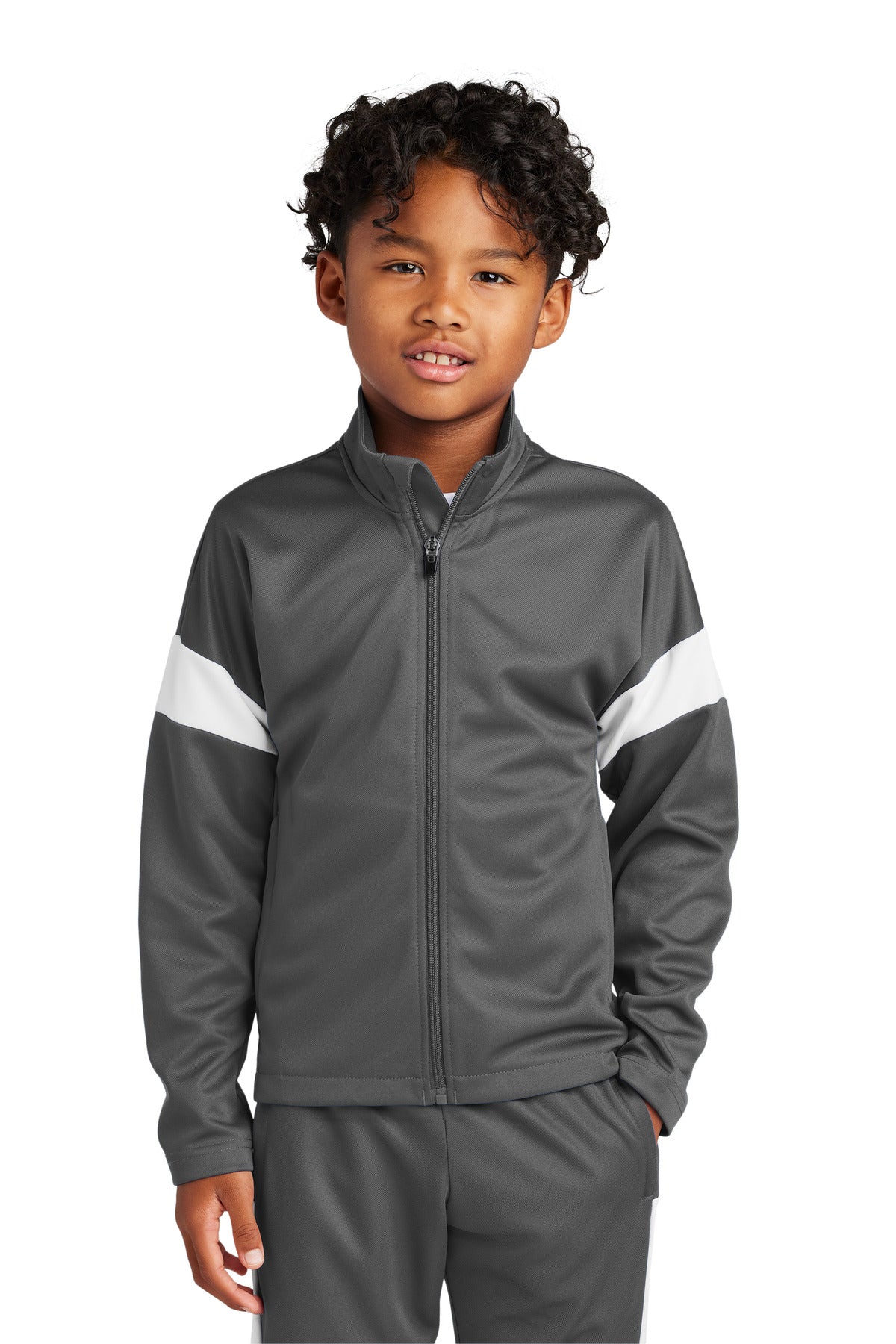 Custom Embroidery or DTF Print - Sport-Tek ® Youth Travel Full-Zip Jacket YST800