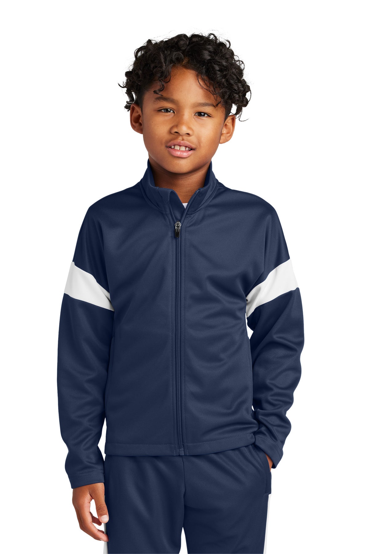 Custom Embroidery or DTF Print - Sport-Tek ® Youth Travel Full-Zip Jacket YST800