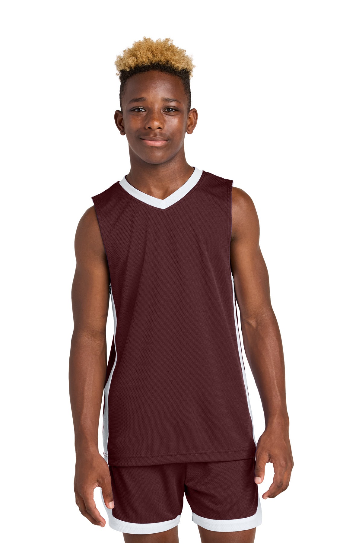 Custom Embroidery or DTF Print - Sport-Tek ® Youth Rival Basketball Rev Jersey YST900