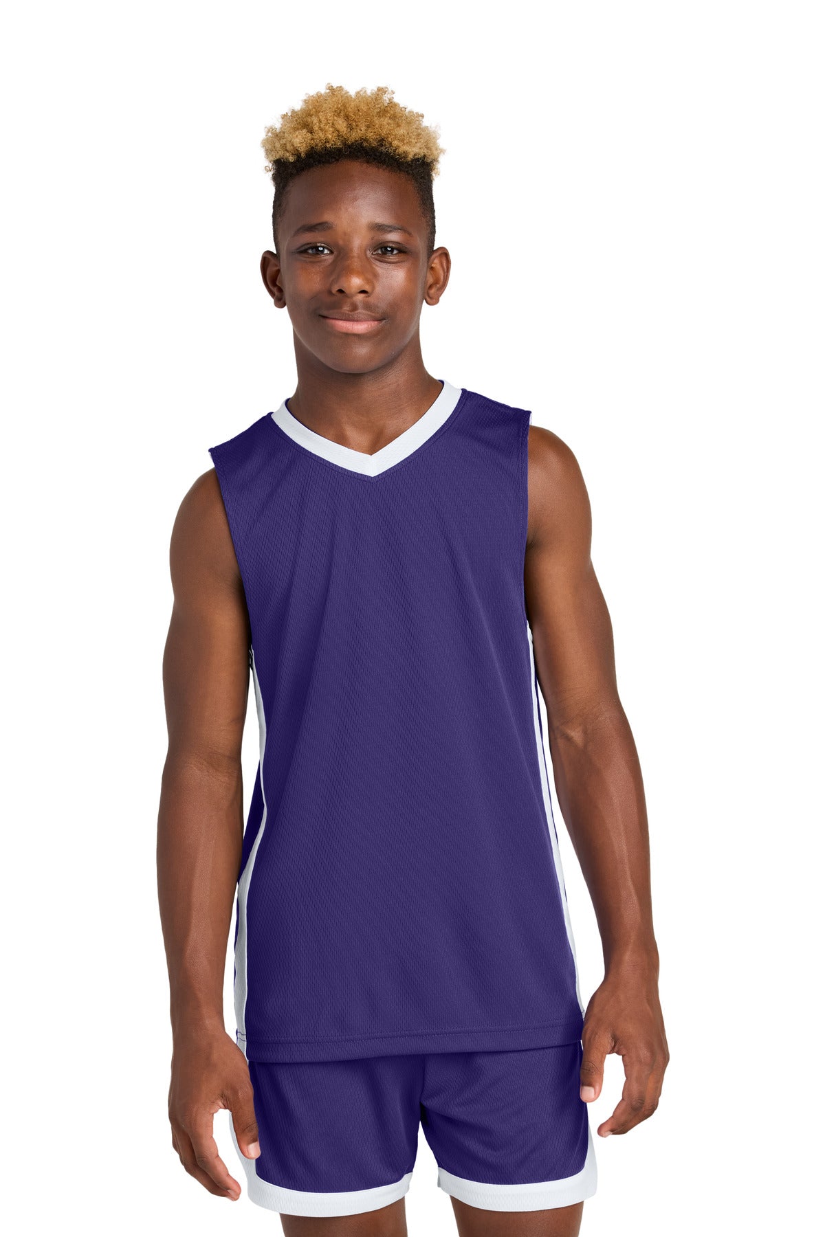 Custom Embroidery or DTF Print - Sport-Tek ® Youth Rival Basketball Rev Jersey YST900