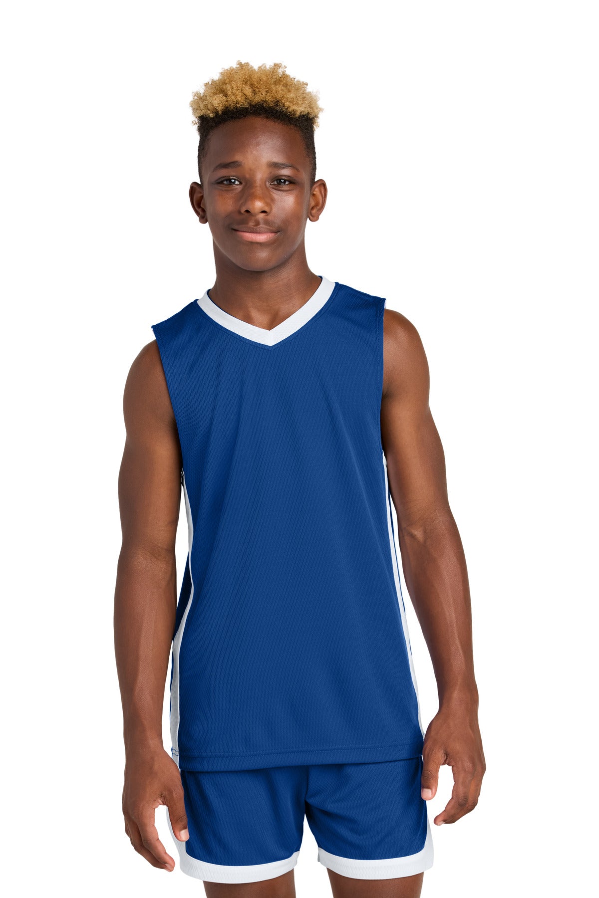 Custom Embroidery or DTF Print - Sport-Tek ® Youth Rival Basketball Rev Jersey YST900