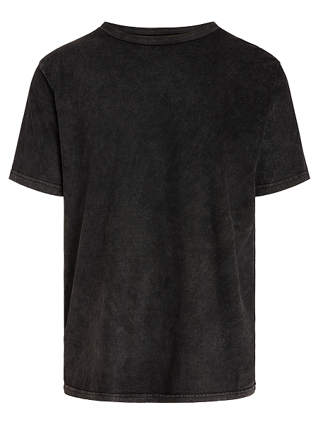 ★XTONZ★ XTT132 Lucid Vintage Washing T-Shirt BLACK Custom Embroidery - Zuni - Vintage Mineral Washed T-Shirt