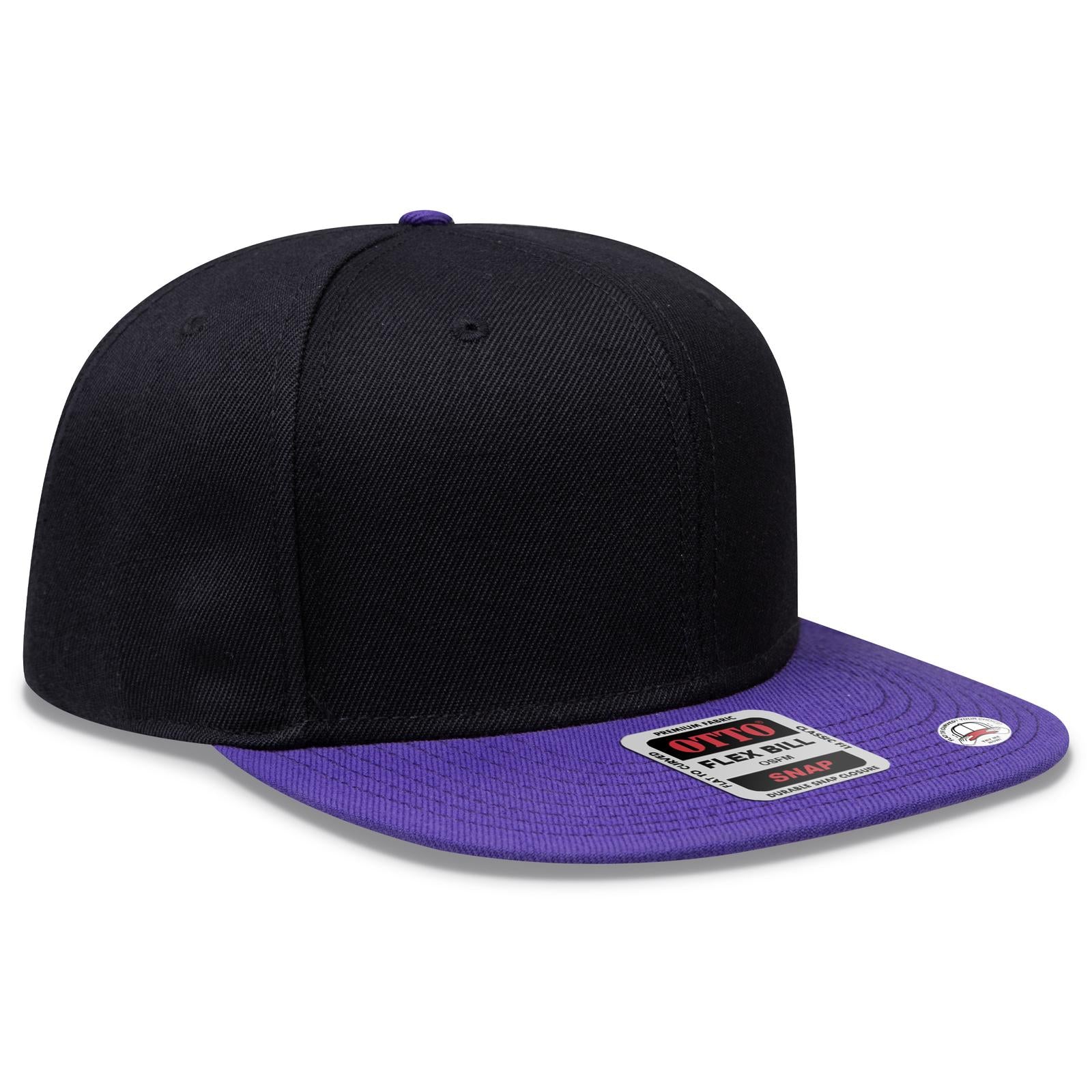 Custom Embroidered or DTF Printed - OTTO CAP® OTTO SNAP 6 Panel Pro Style Snapback Hat