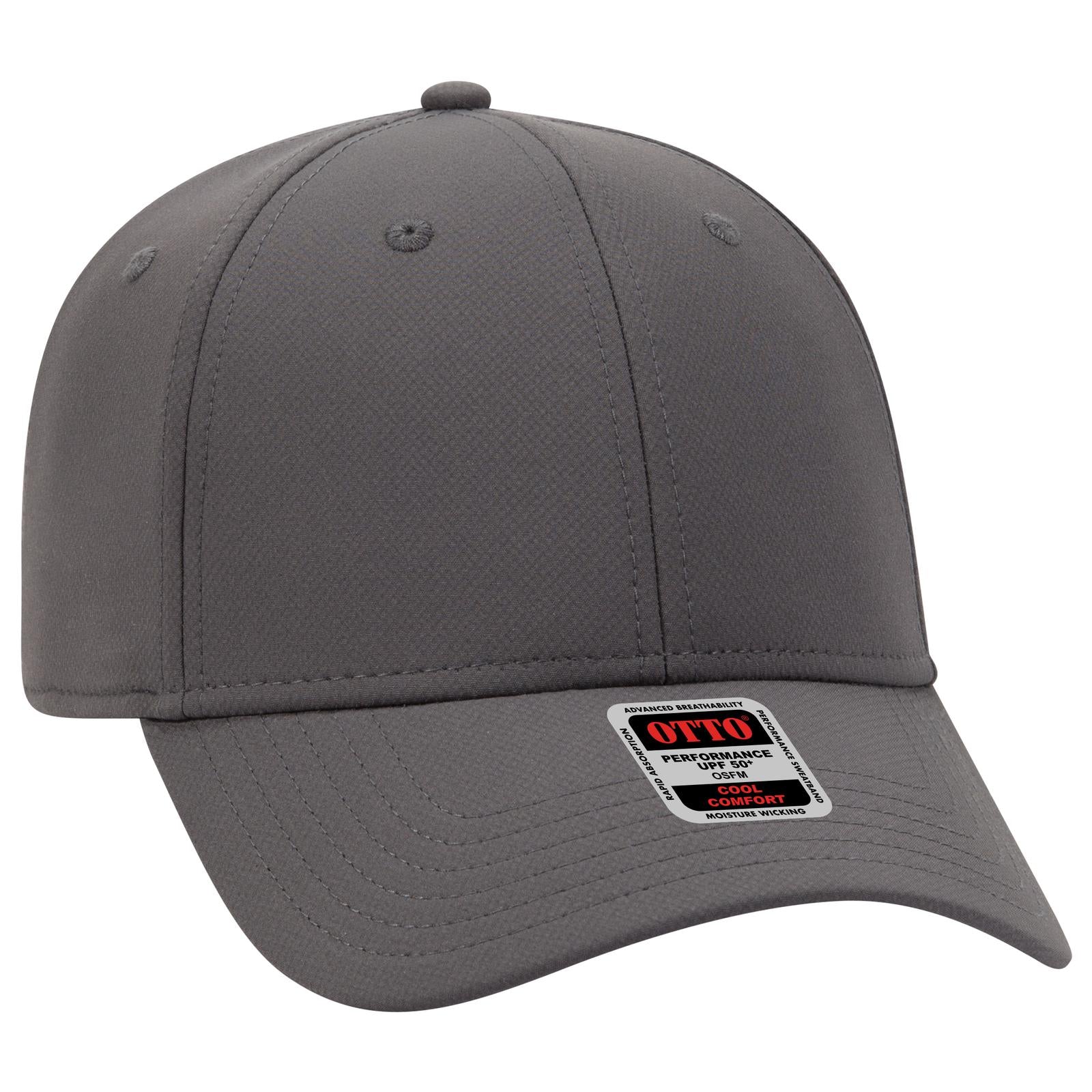 Custom Embroidered or DTF Printed - OTTO CAP® UPF 50+ 6 Panel Low Profile Baseball Cap