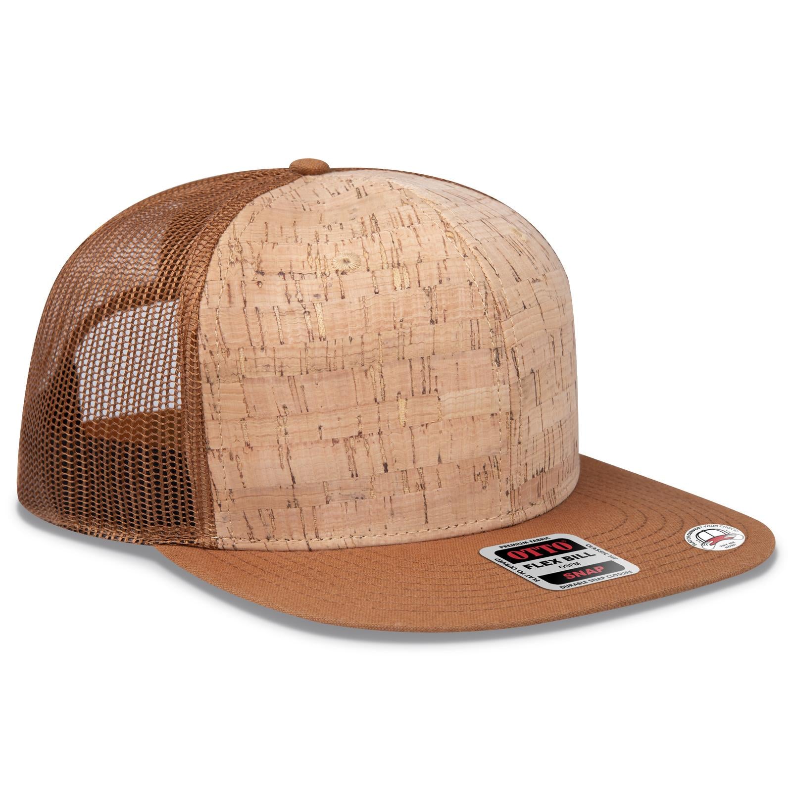 Custom Embroidered or DTF Printed - OTTO CAP® OTTO SNAP 6 Panel Pro Style Mesh Back Trucker Snapback Hat
