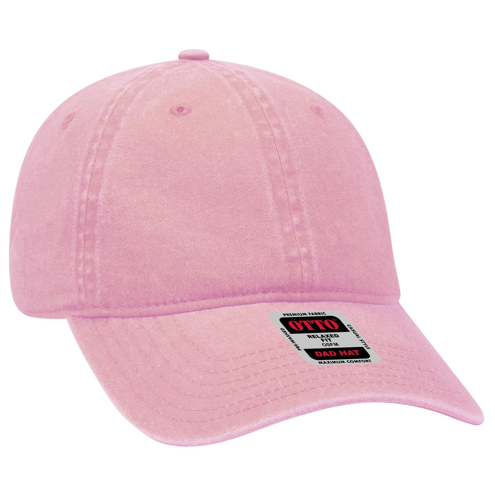 Custom Embroidered - OTTO CAP 6 Panel Low Profile Dad Hat