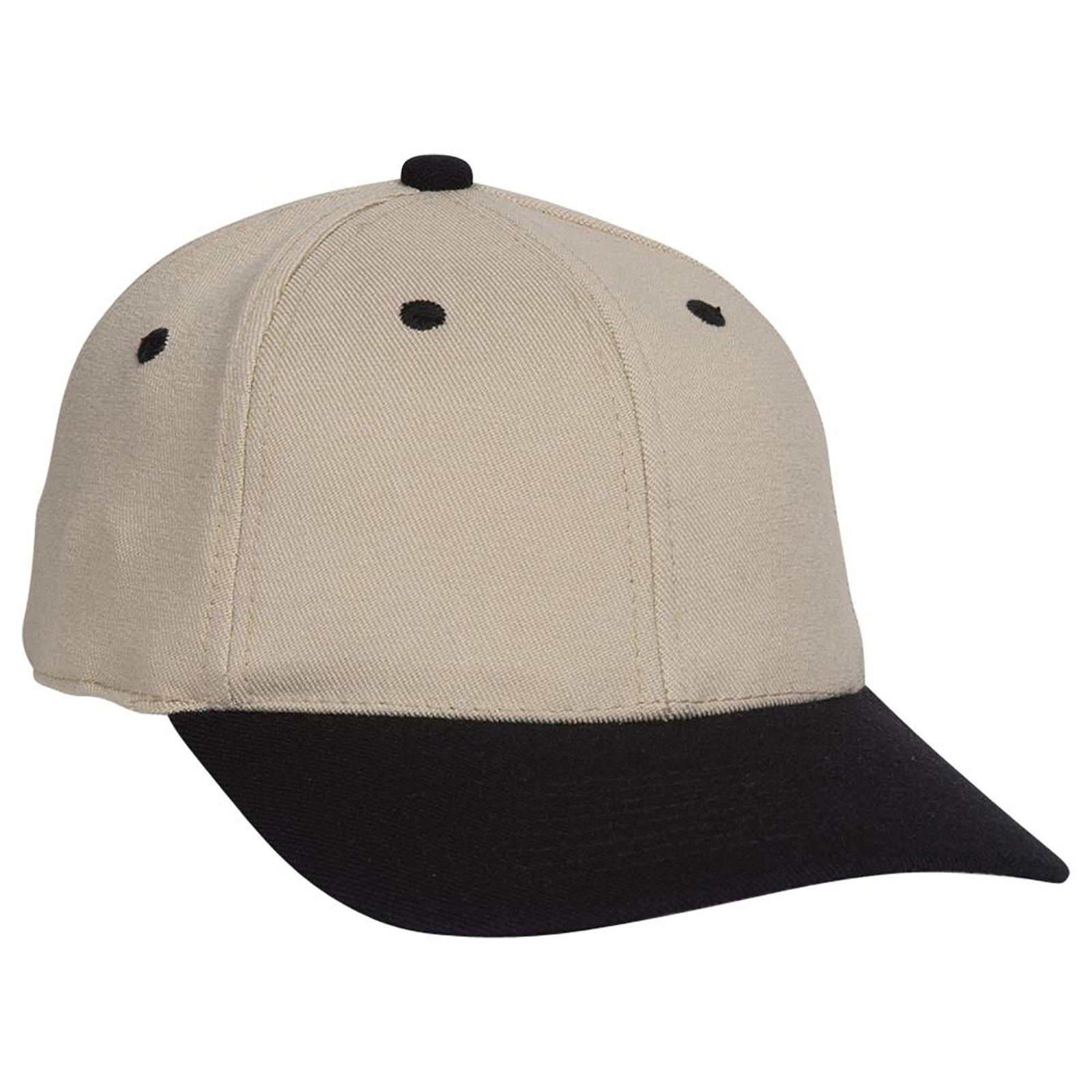 Custom Embroidered or DTF Printed - OTTO CAP® OTTO FLEX® Fitted 6 Panel Low Profile Baseball Cap