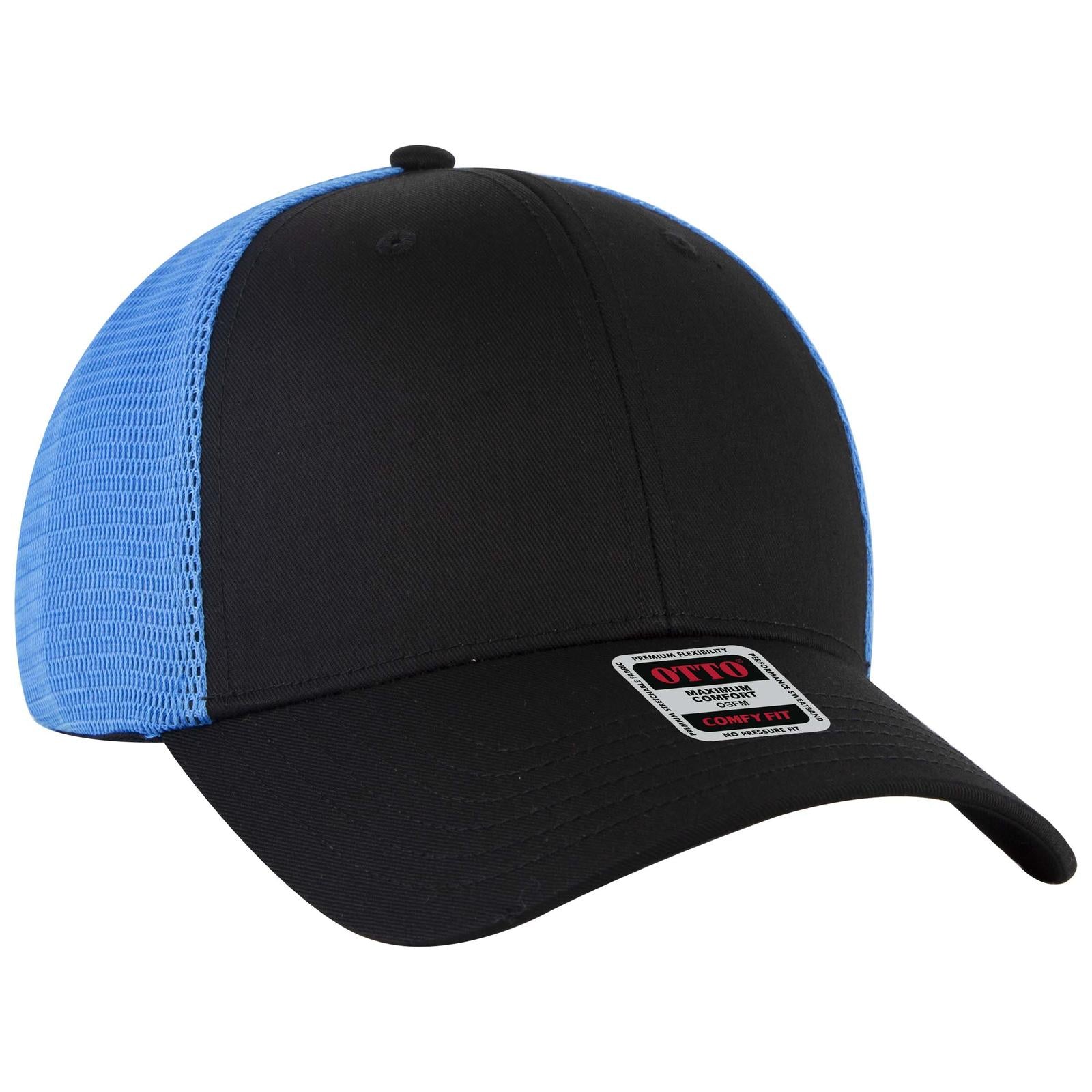 Custom Embroidered or DTF Printed - OTTO CAP® OTTO COMFY FIT® 6 Panel Low Profile Mesh Back Trucker Hat