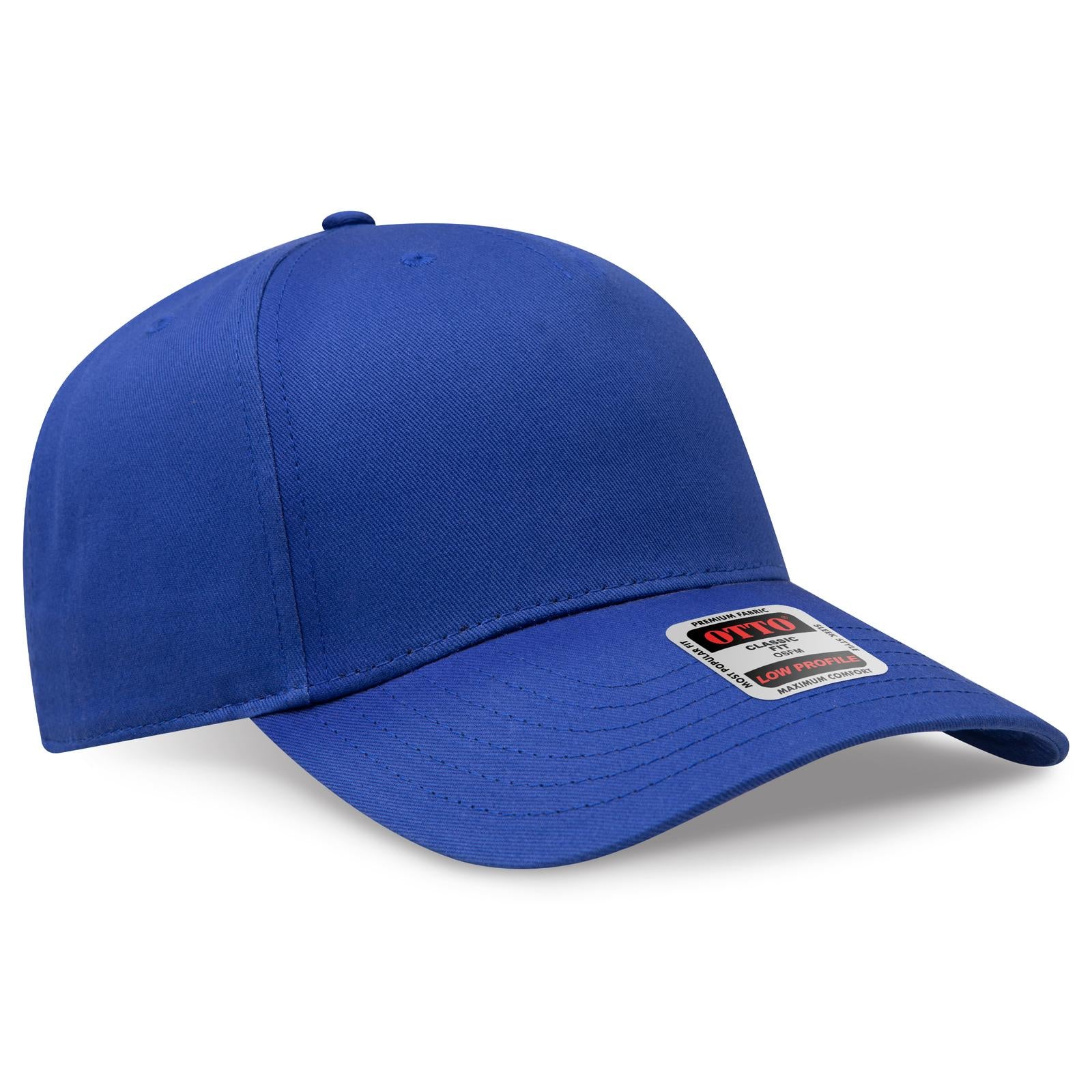 Custom Embroidered or DTF Printed - OTTO CAP® 5 Panel Low Profile Baseball Cap