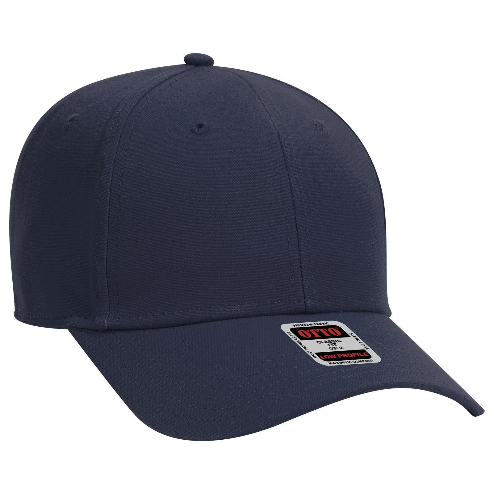 Custom Embroidered or DTF Printed - OTTO CAP® 6 Panel Low Profile Baseball Cap