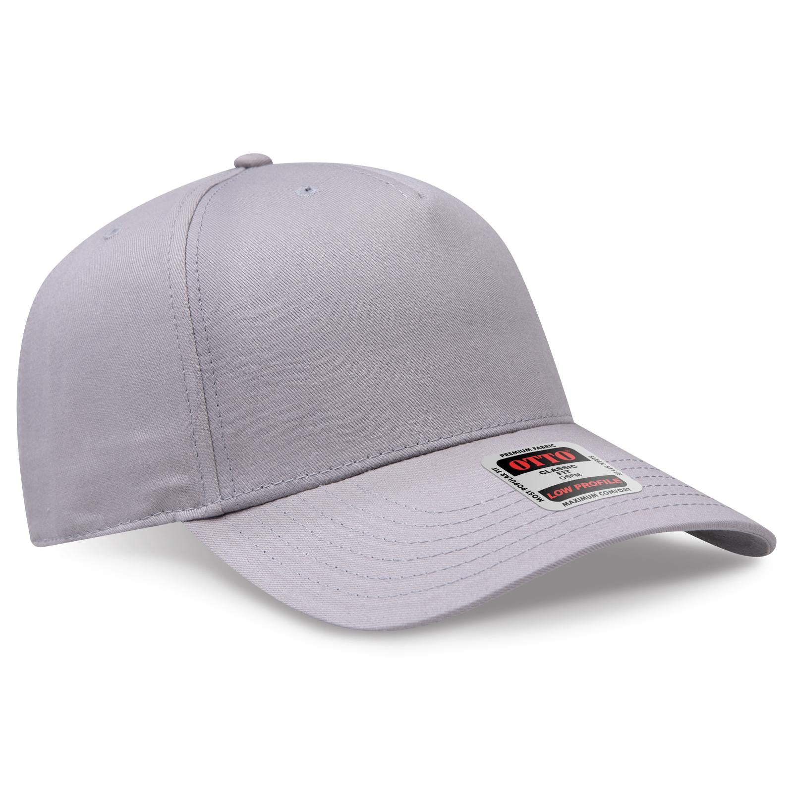 Custom Embroidered or DTF Printed - OTTO CAP® 5 Panel Low Profile Baseball Cap