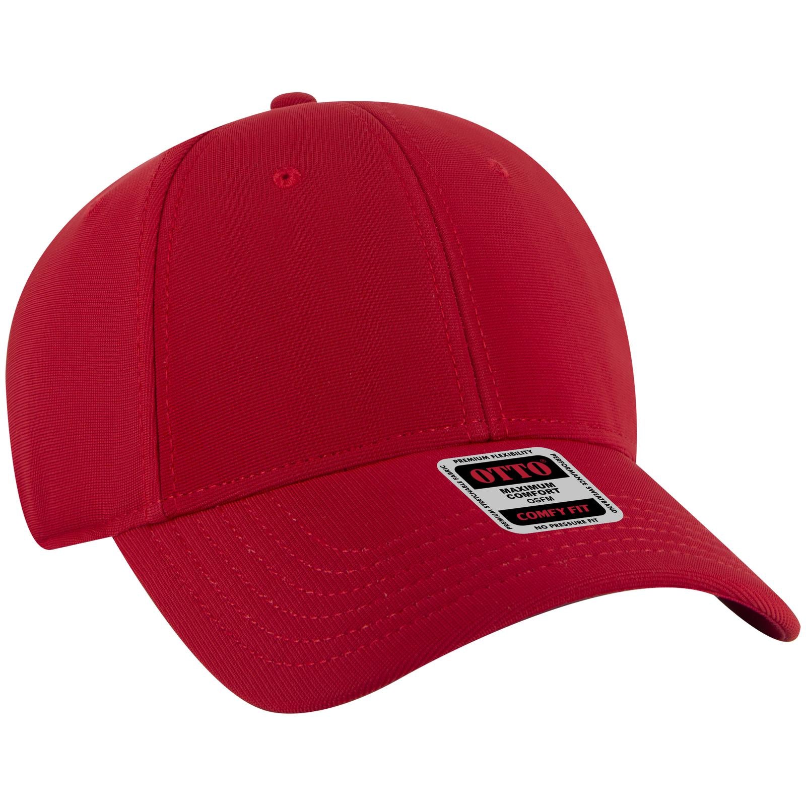 Custom Embroidered or DTF Printed - OTTO CAP® OTTO COMFY FIT® 6 Panel Low Profile Baseball Cap