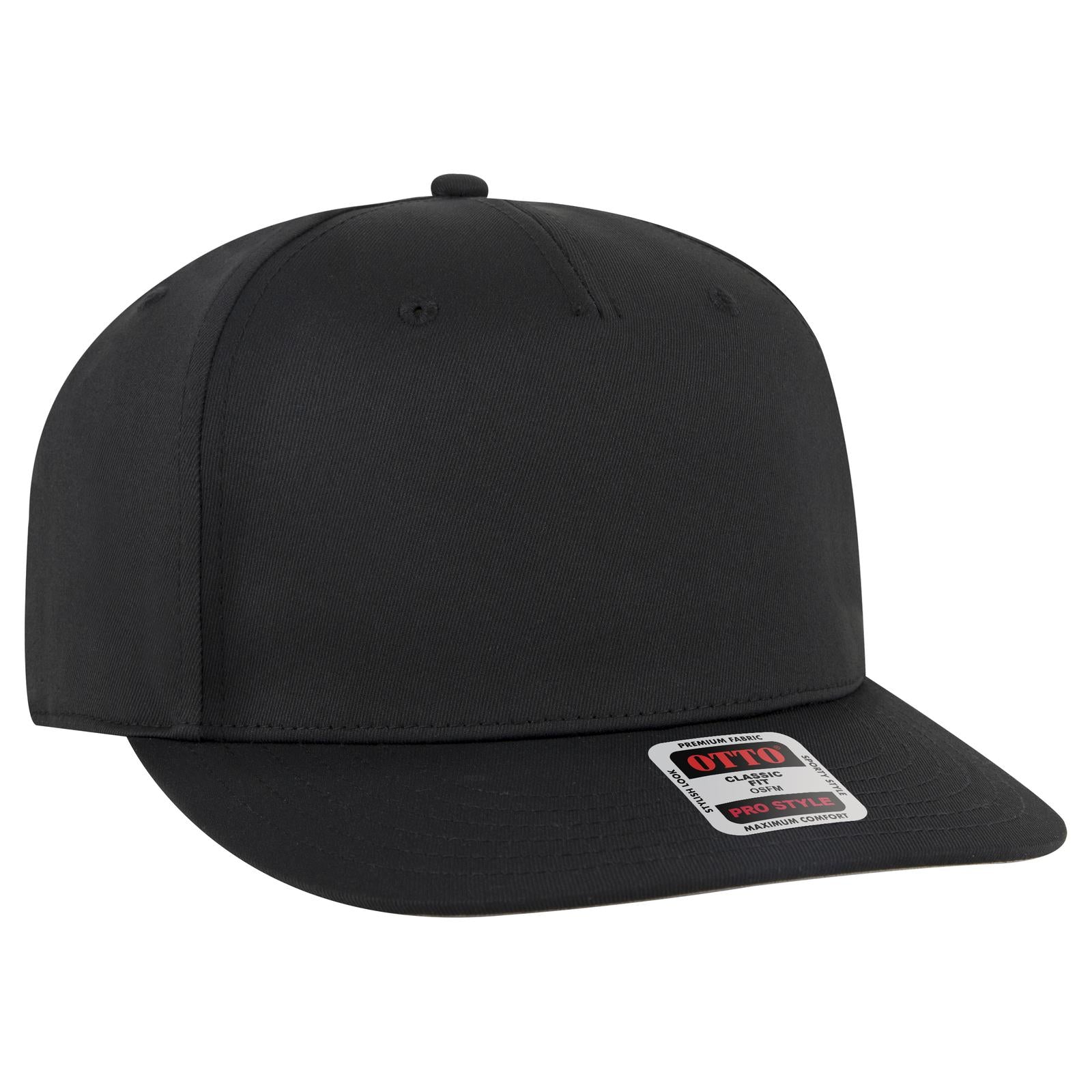 Custom Embroidered or DTF Printed - OTTO CAP® 5 Panel Pro Style Baseball Cap