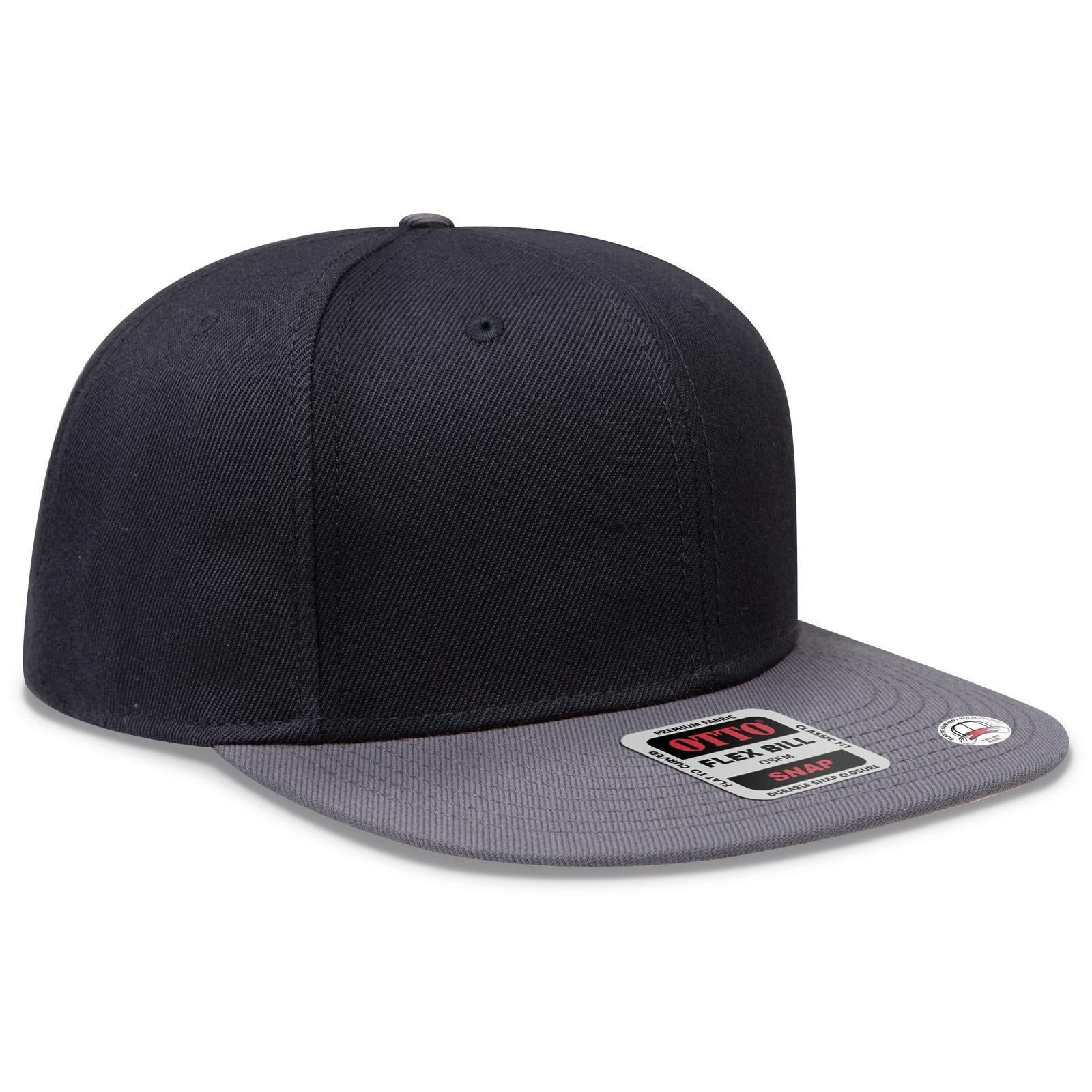 Custom Embroidered or DTF Printed - OTTO CAP® OTTO SNAP 6 Panel Pro Style Snapback Hat