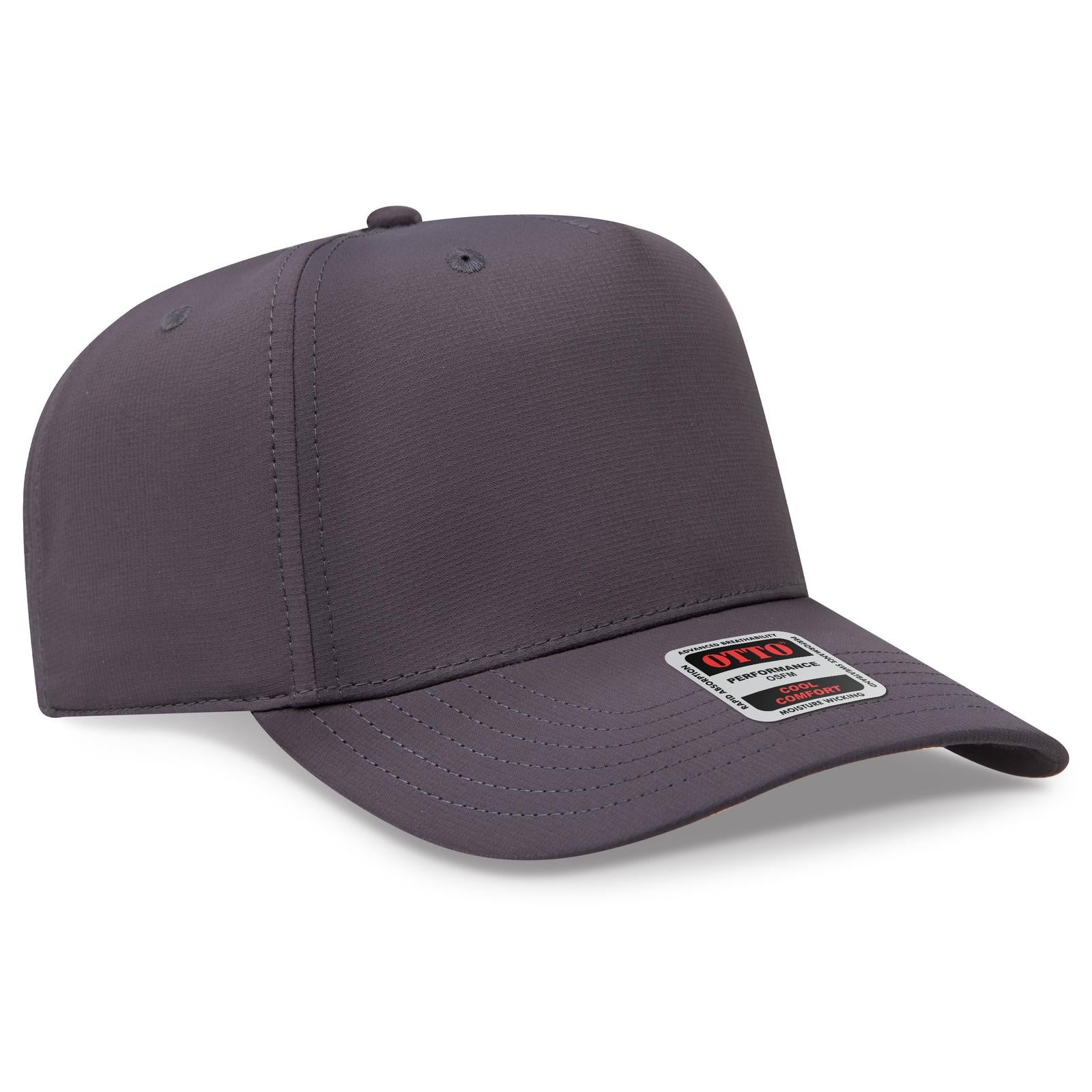 Custom Embroidered or DTF Printed - OTTO CAP® 5 Panel Mid Profile Baseball Cap