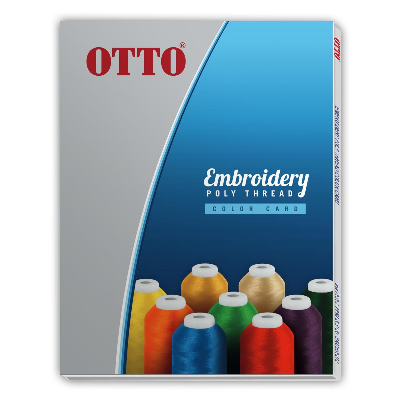 Custom Embroidered or DTF Printed - OTTO® Embroidery Poly Thread Color Card