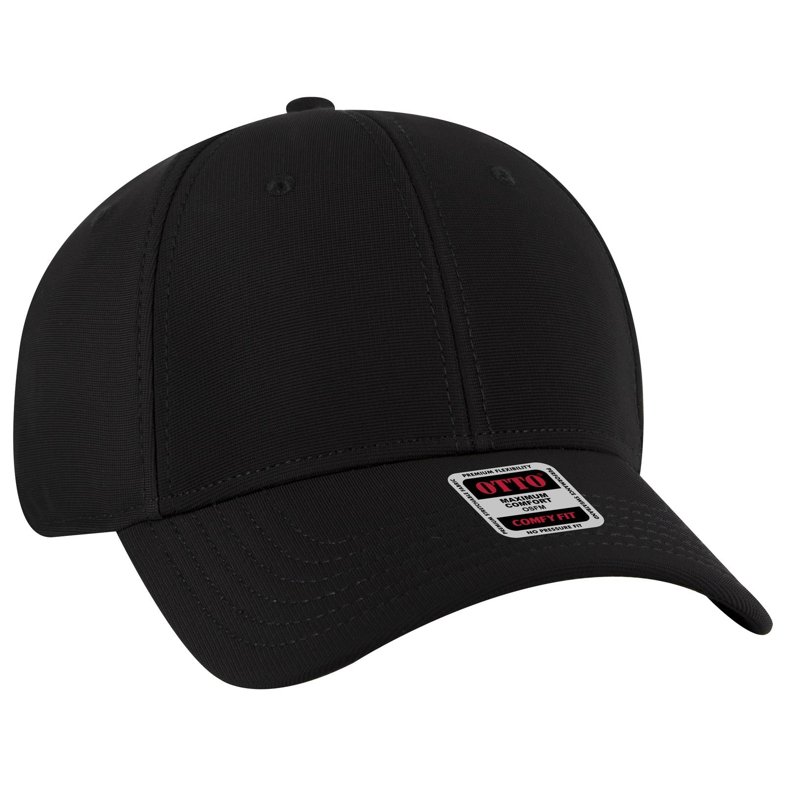 Custom Embroidered or DTF Printed - OTTO CAP® OTTO COMFY FIT® 6 Panel Low Profile Baseball Cap