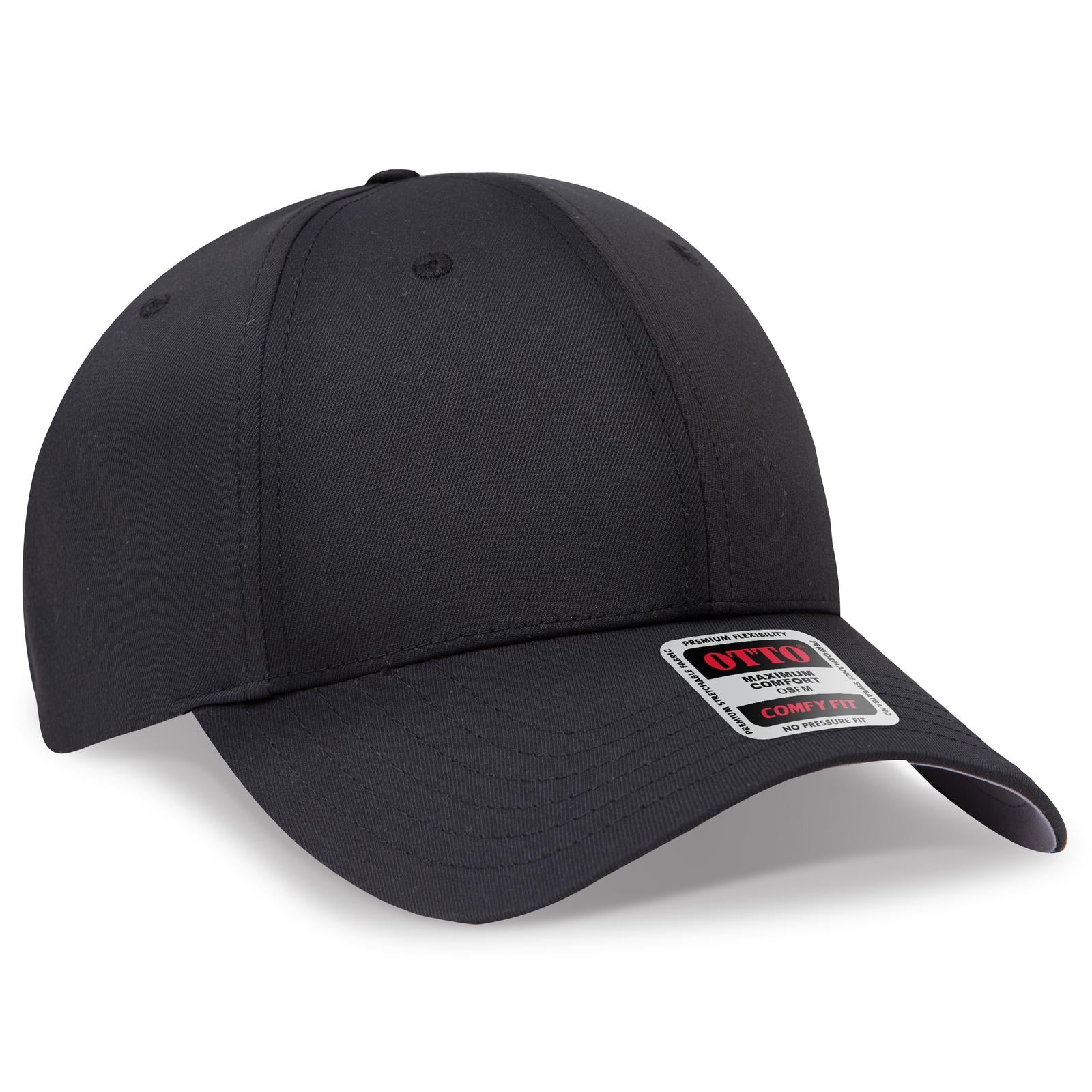 Custom Embroidered or DTF Printed - OTTO CAP® OTTO COMFY FIT® 6 Panel Low Profile Baseball Cap