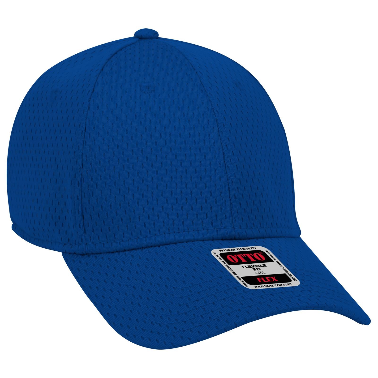 Custom Embroidered or DTF Printed - OTTO CAP® OTTO FLEX® Fitted 6 Panel Low Profile Baseball Cap
