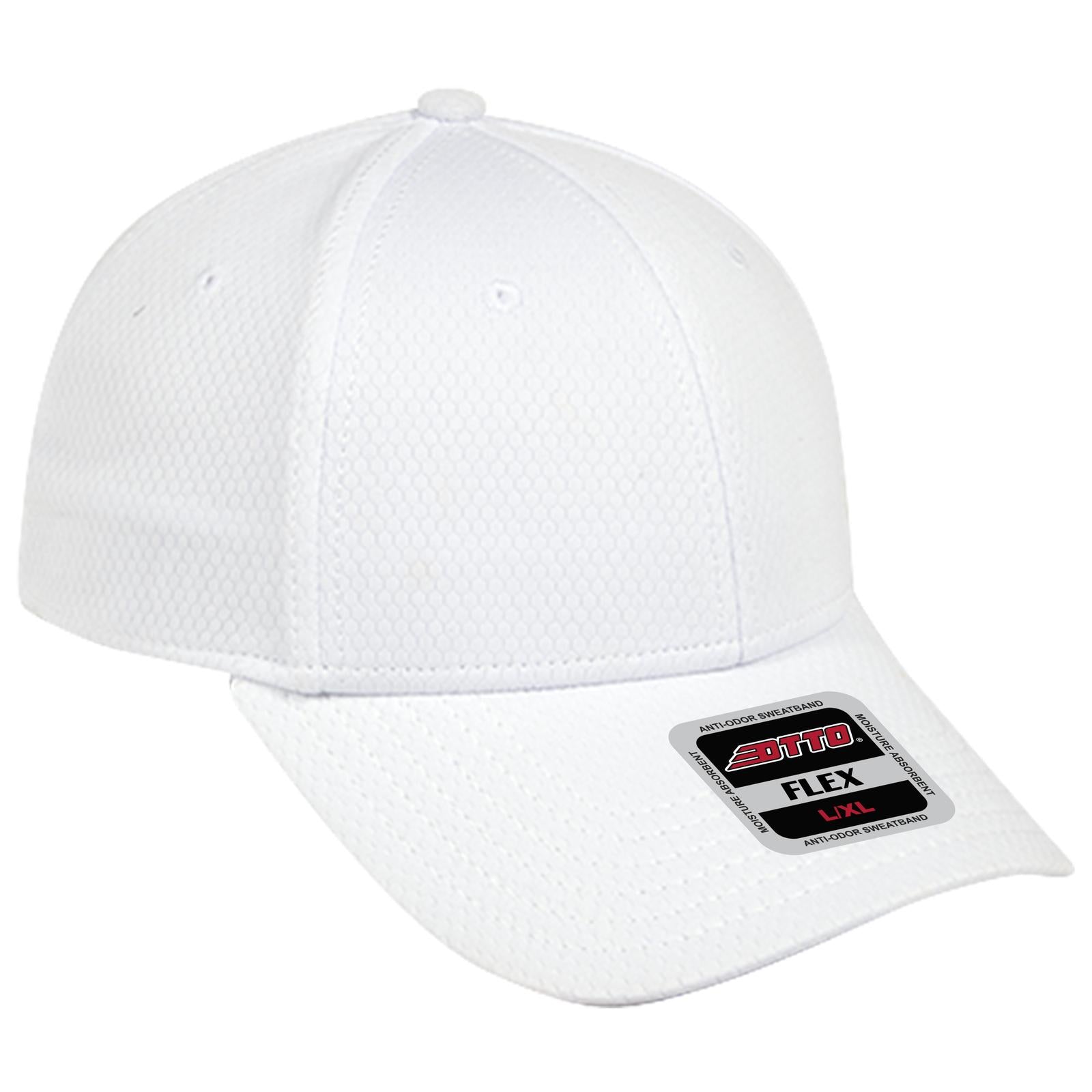 Custom Embroidered or DTF Printed - OTTO CAP® OTTO FLEX® Fitted 6 Panel Low Profile Baseball Cap