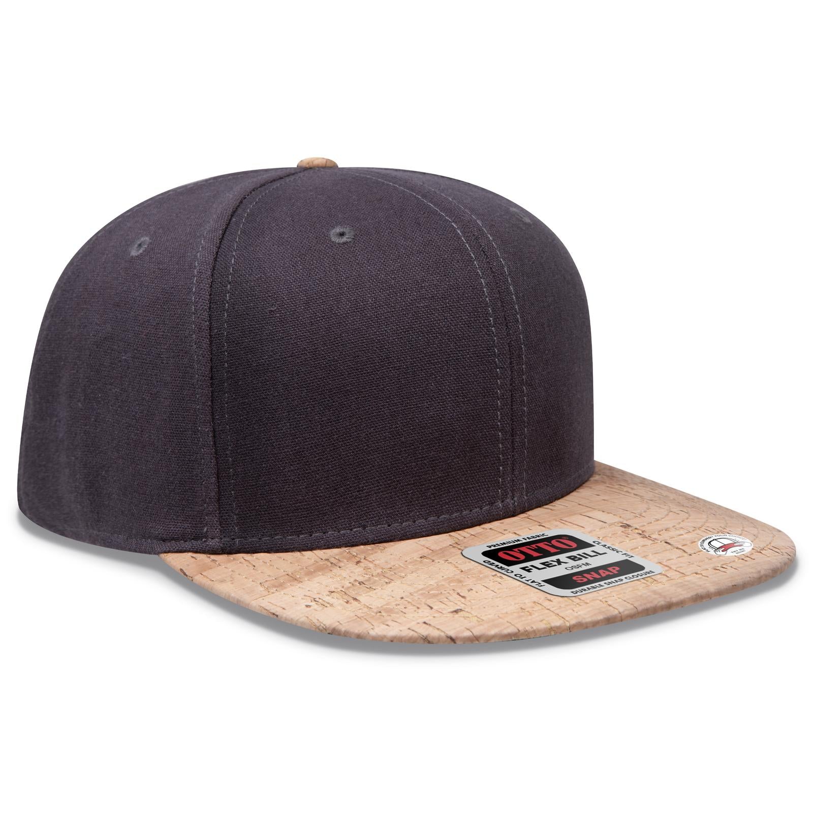 Custom Embroidered or DTF Printed - OTTO CAP® OTTO SNAP 6 Panel Pro Style Snapback Hat