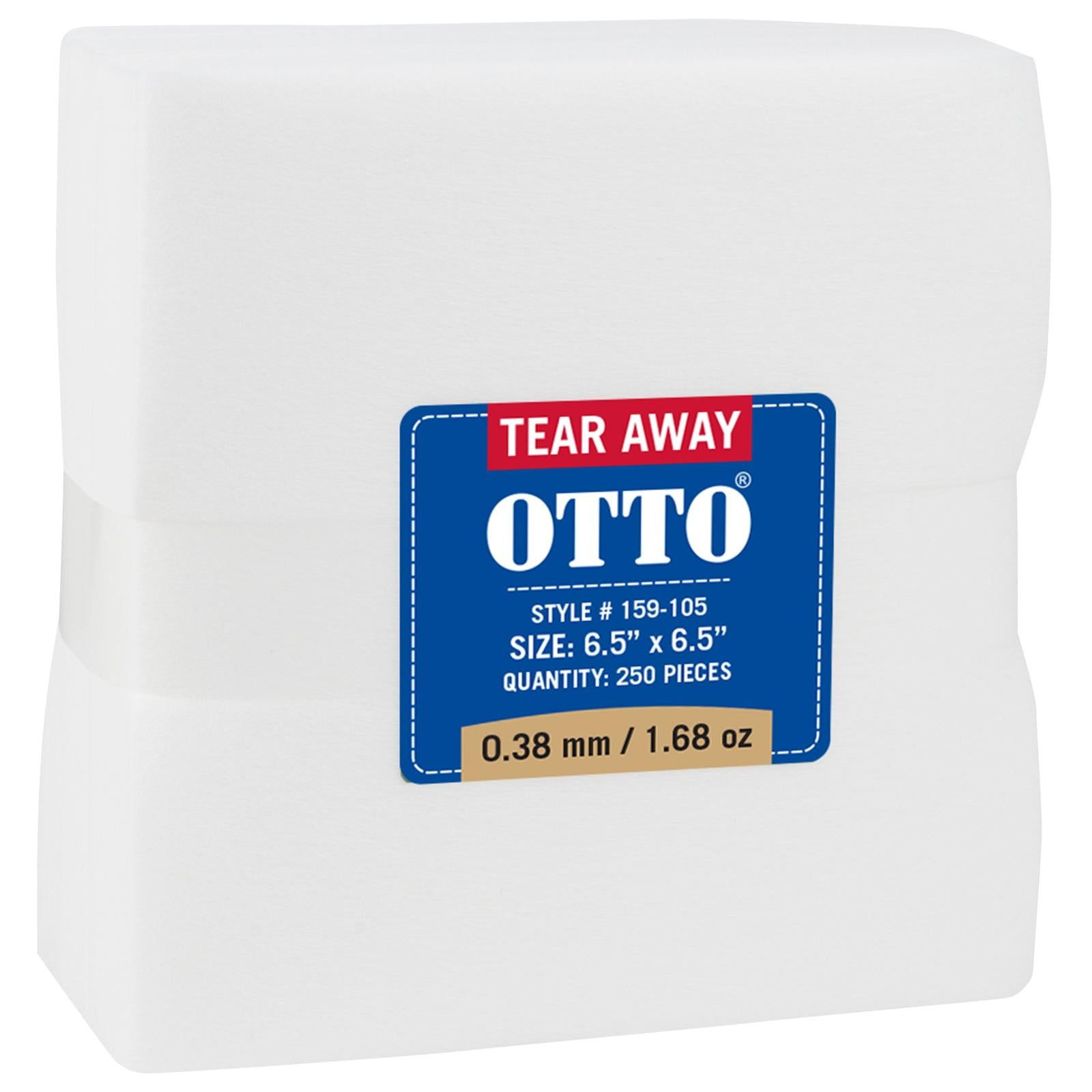 Custom Embroidered or DTF Printed - OTTO Embroidery Stabilizer Backing Tear Away Sheets