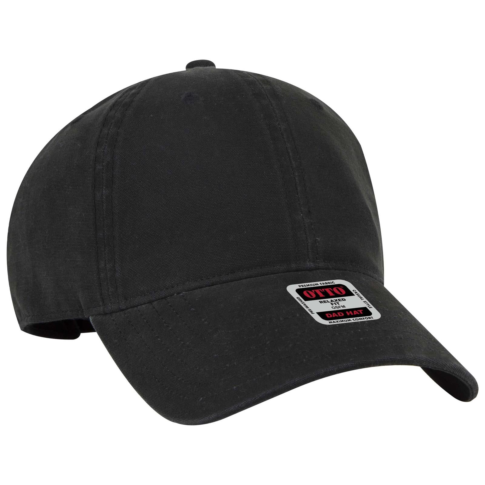 Custom Embroidered or DTF Printed - OTTO CAP® 6 Panel Low Profile Dad Hat