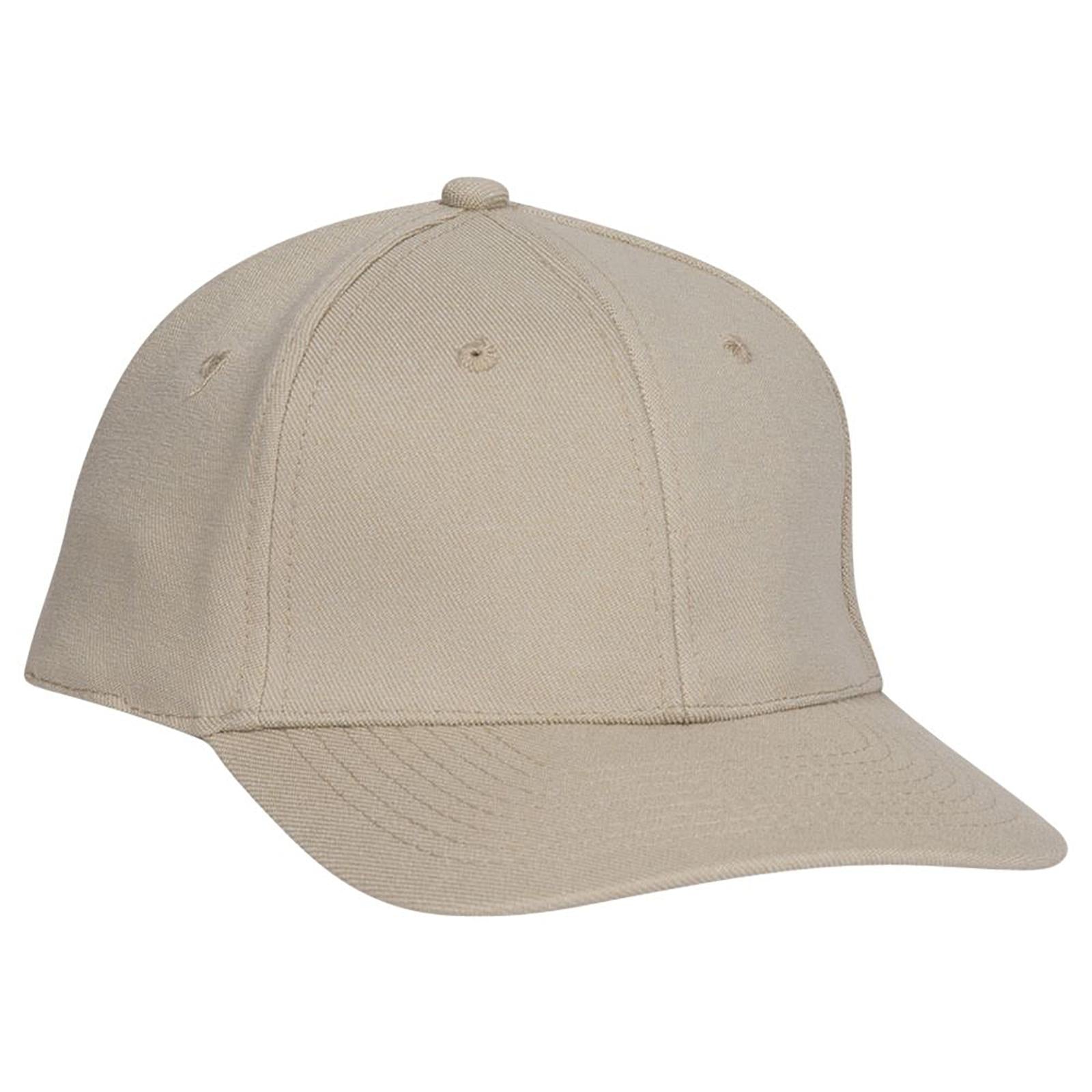 Custom Embroidered or DTF Printed - OTTO CAP® OTTO FLEX® Fitted 6 Panel Low Profile Baseball Cap