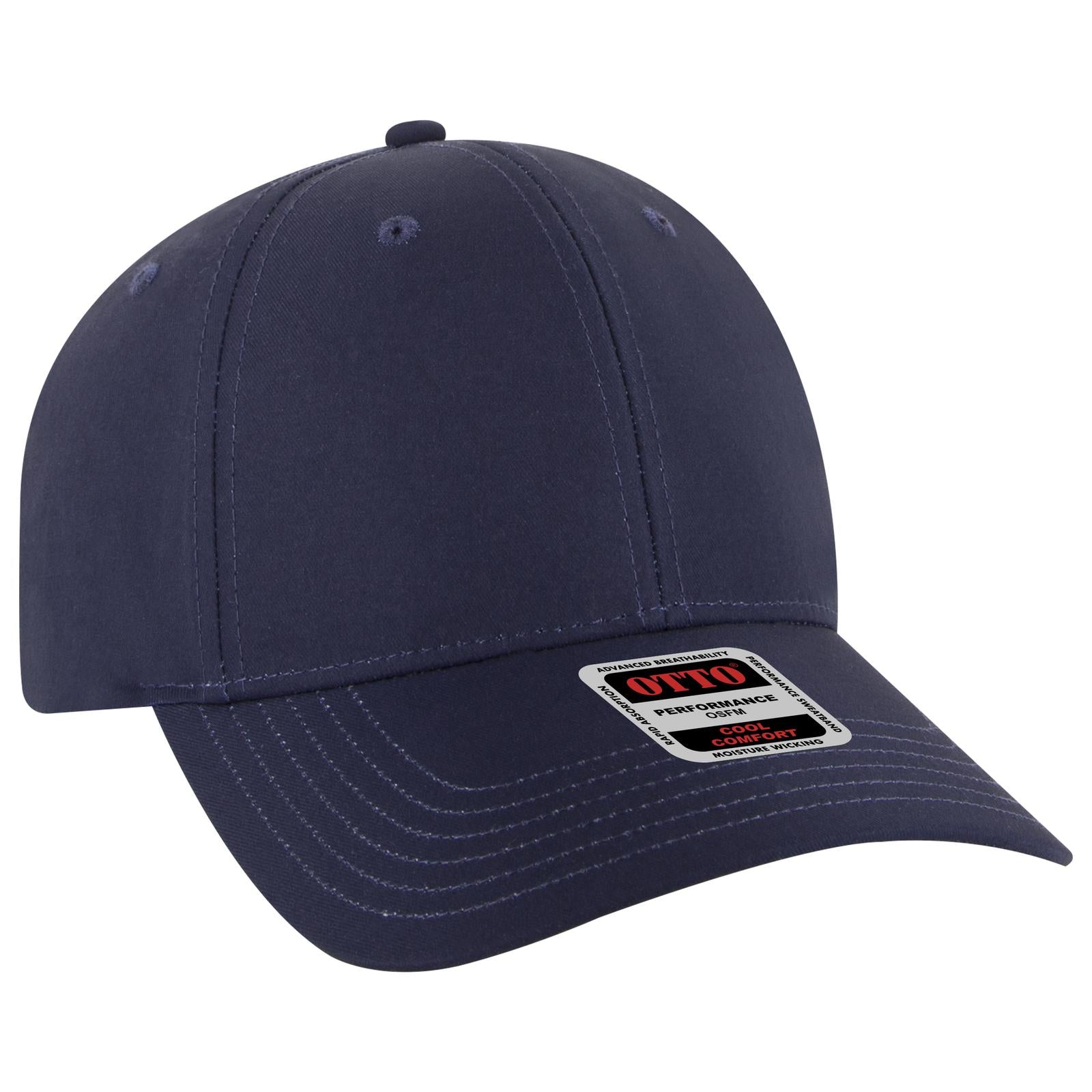 Custom Embroidered or DTF Printed - OTTO CAP® 6 Panel Low Profile Baseball Cap