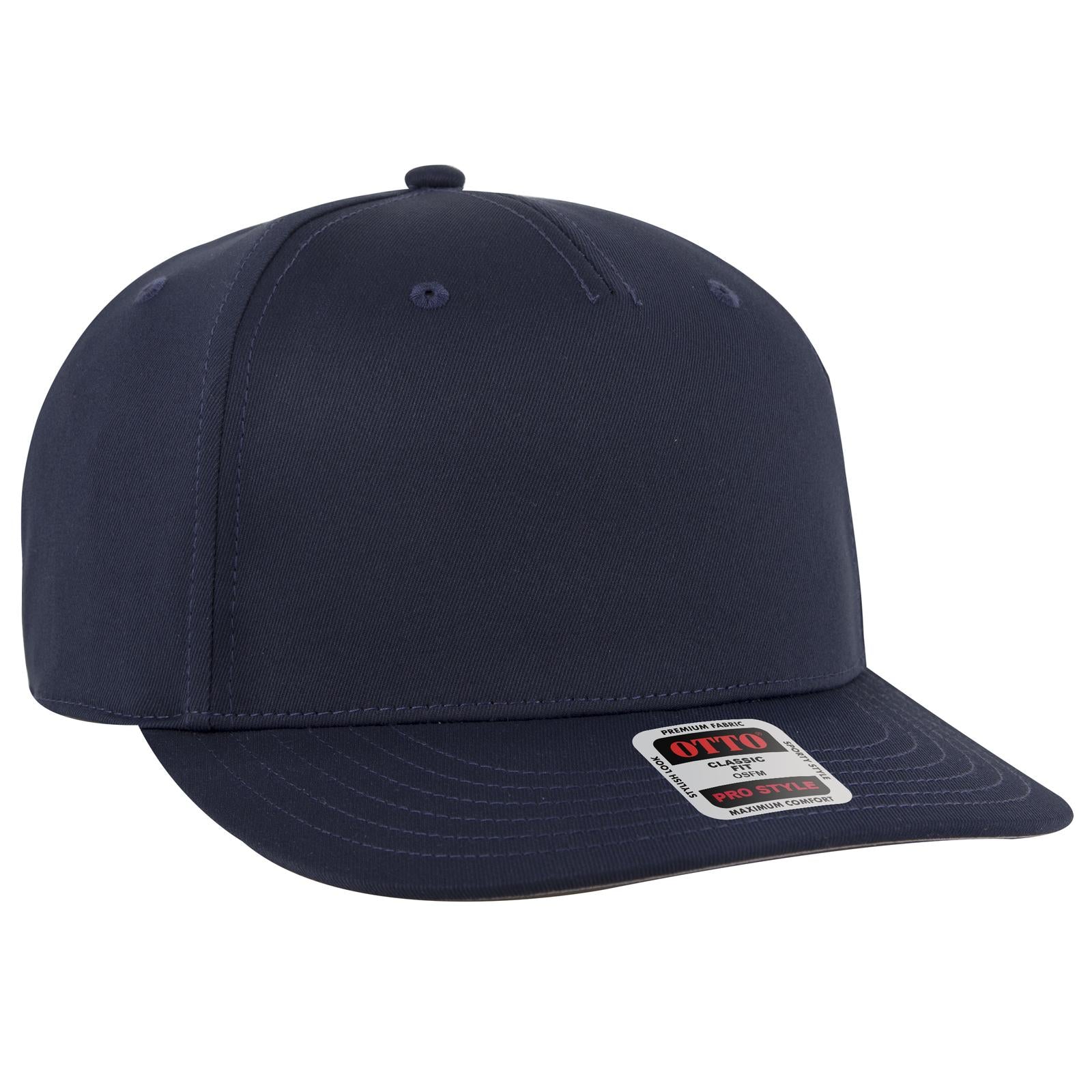 Custom Embroidered or DTF Printed - OTTO CAP® 5 Panel Pro Style Baseball Cap
