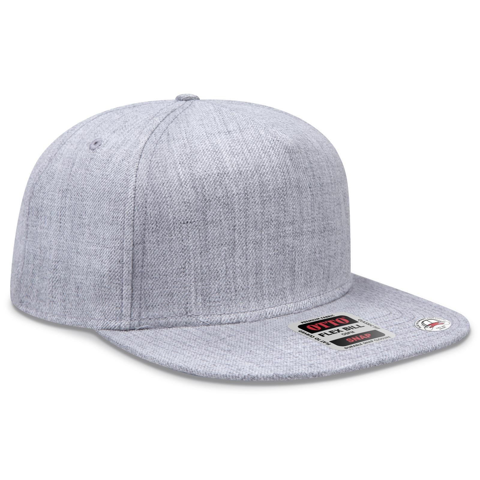 Custom Embroidered or DTF Printed - OTTO CAP® OTTO SNAP 5 Panel Pro Style Snapback Hat