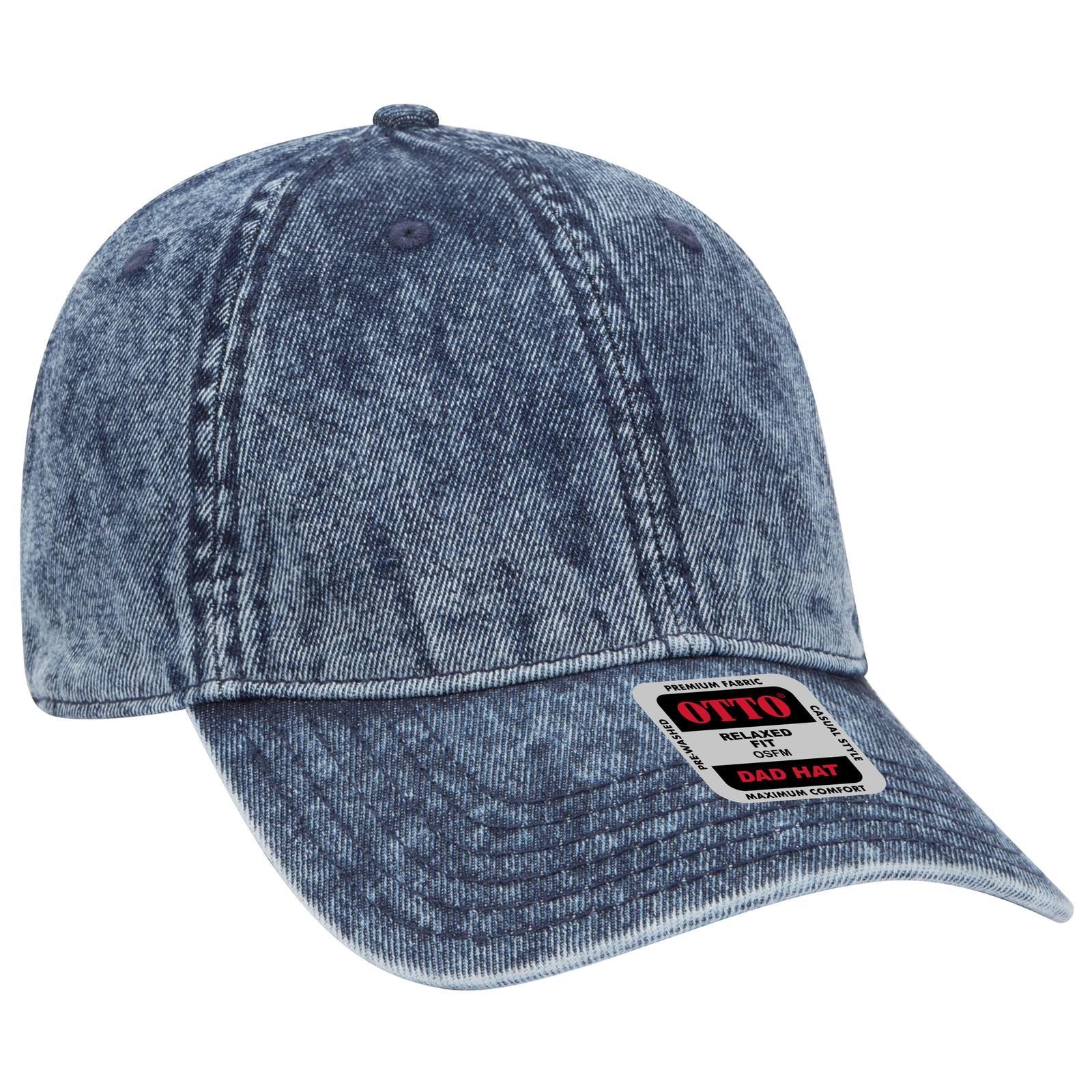 Custom Embroidered or DTF Printed - OTTO CAP® 6 Panel Low Profile Dad Hat