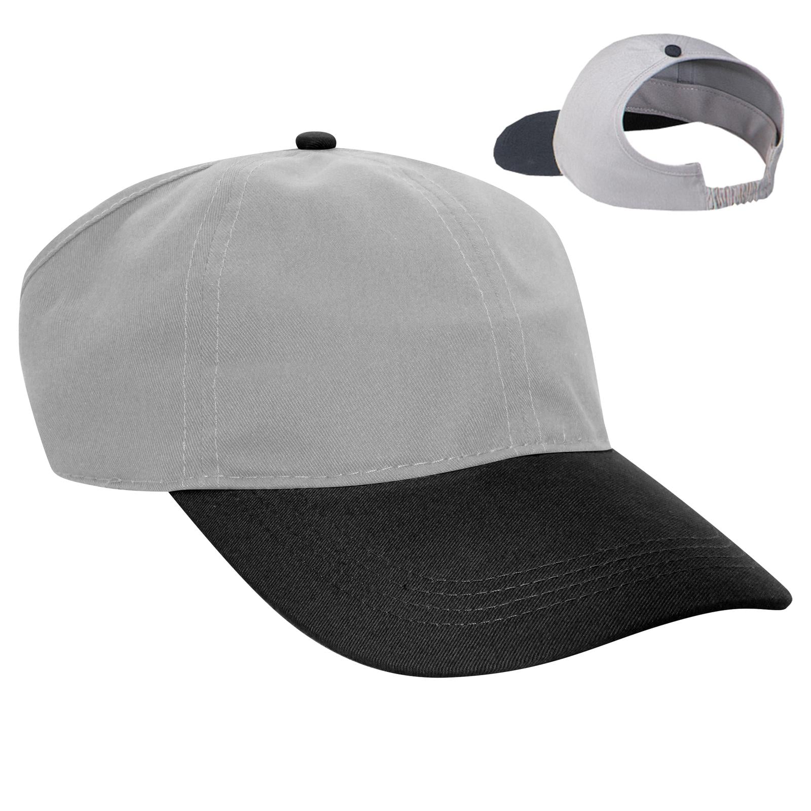 Custom Embroidered or DTF Printed - OTTO CAP® 4 Panel Ponytail Cap