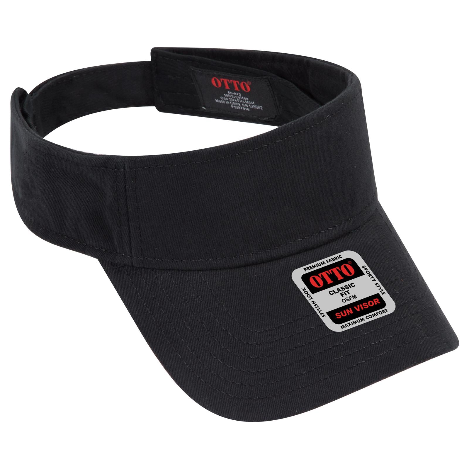 Custom Embroidered or DTF Printed - OTTO CAP® Sun Visor