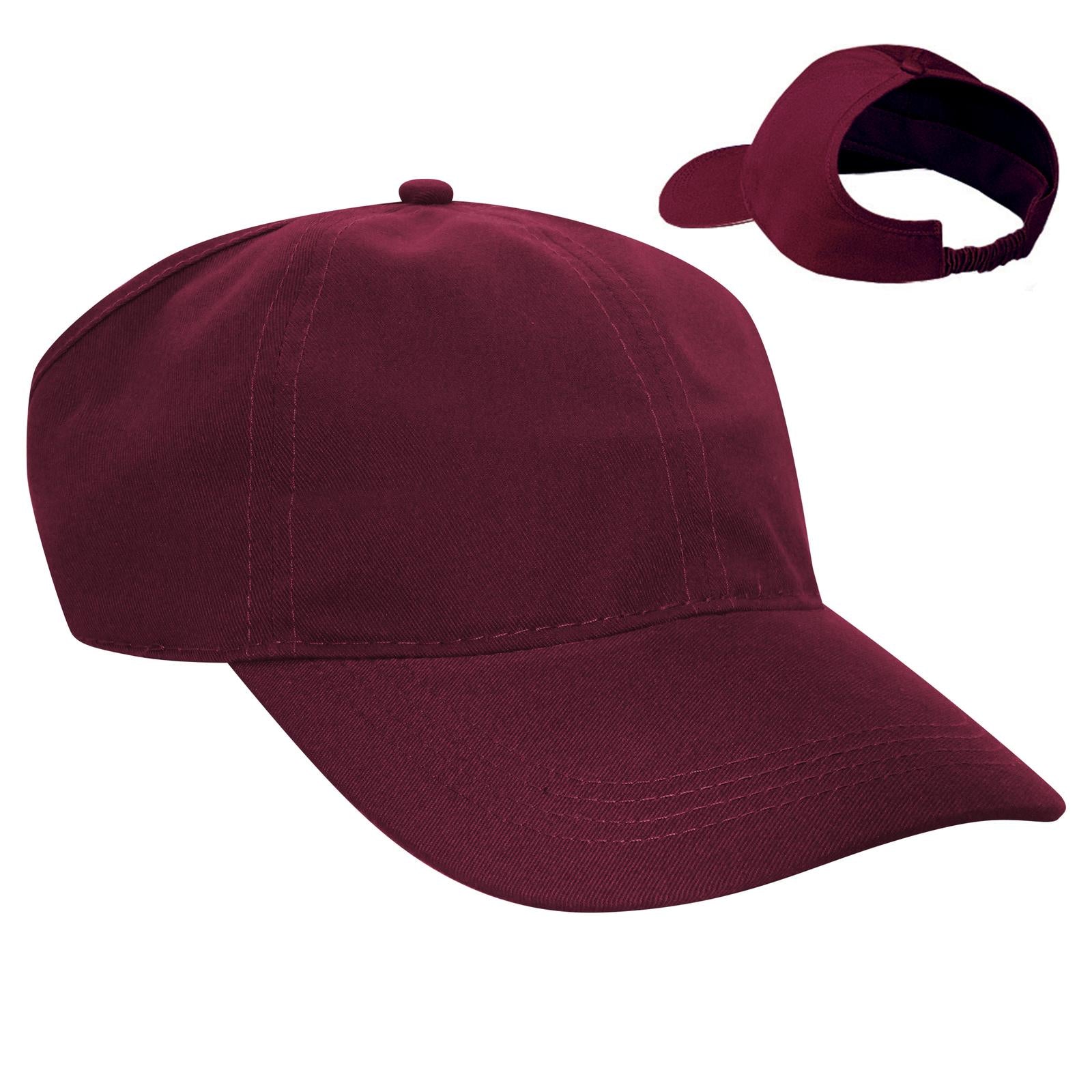 Custom Embroidered or DTF Printed - OTTO CAP® 4 Panel Ponytail Cap