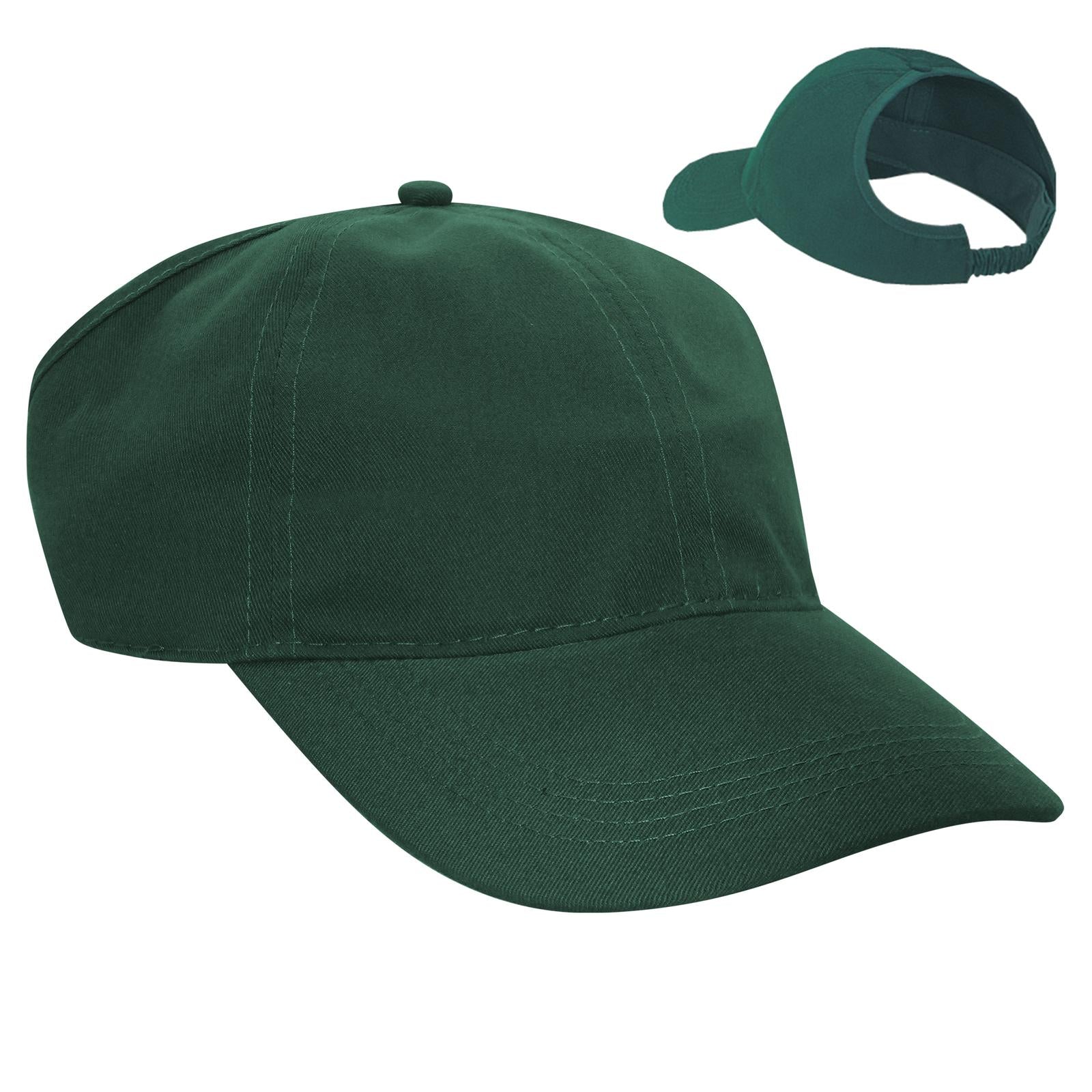 Custom Embroidered or DTF Printed - OTTO CAP® 4 Panel Ponytail Cap